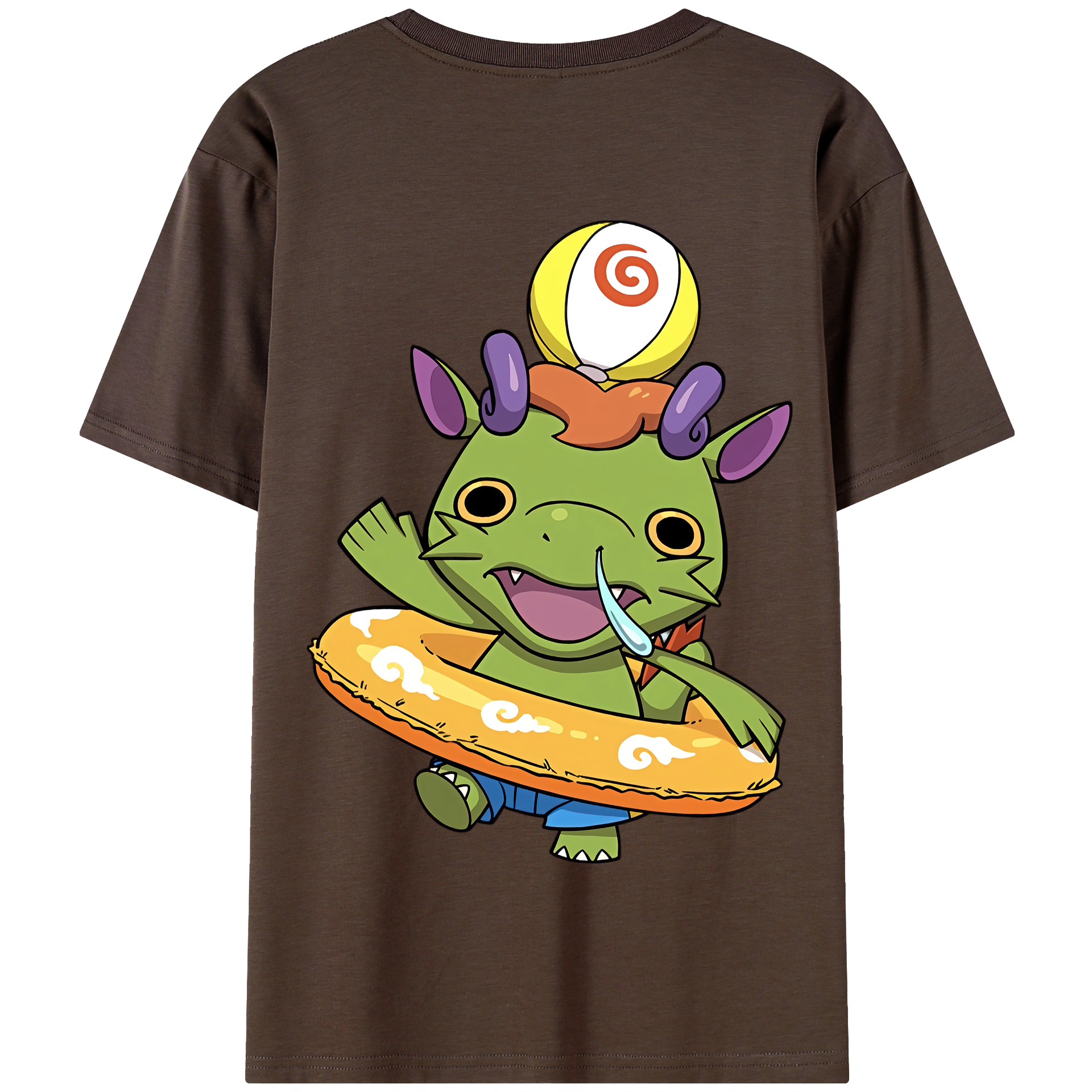 （画像用） 妖怪ウォッチ Yo-kai Watch 綿100％半袖Tシャツ（背面プリント）