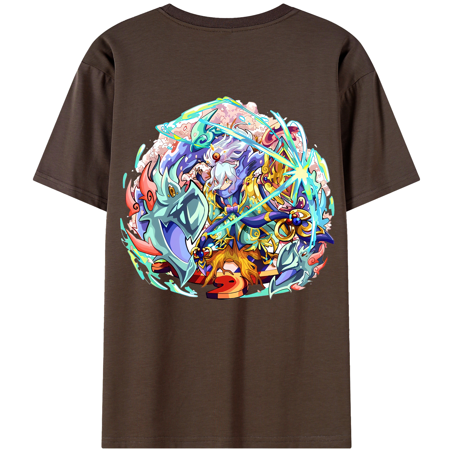 （画像用） 妖怪ウォッチ Yo-kai Watch 綿100％半袖Tシャツ（背面プリント）