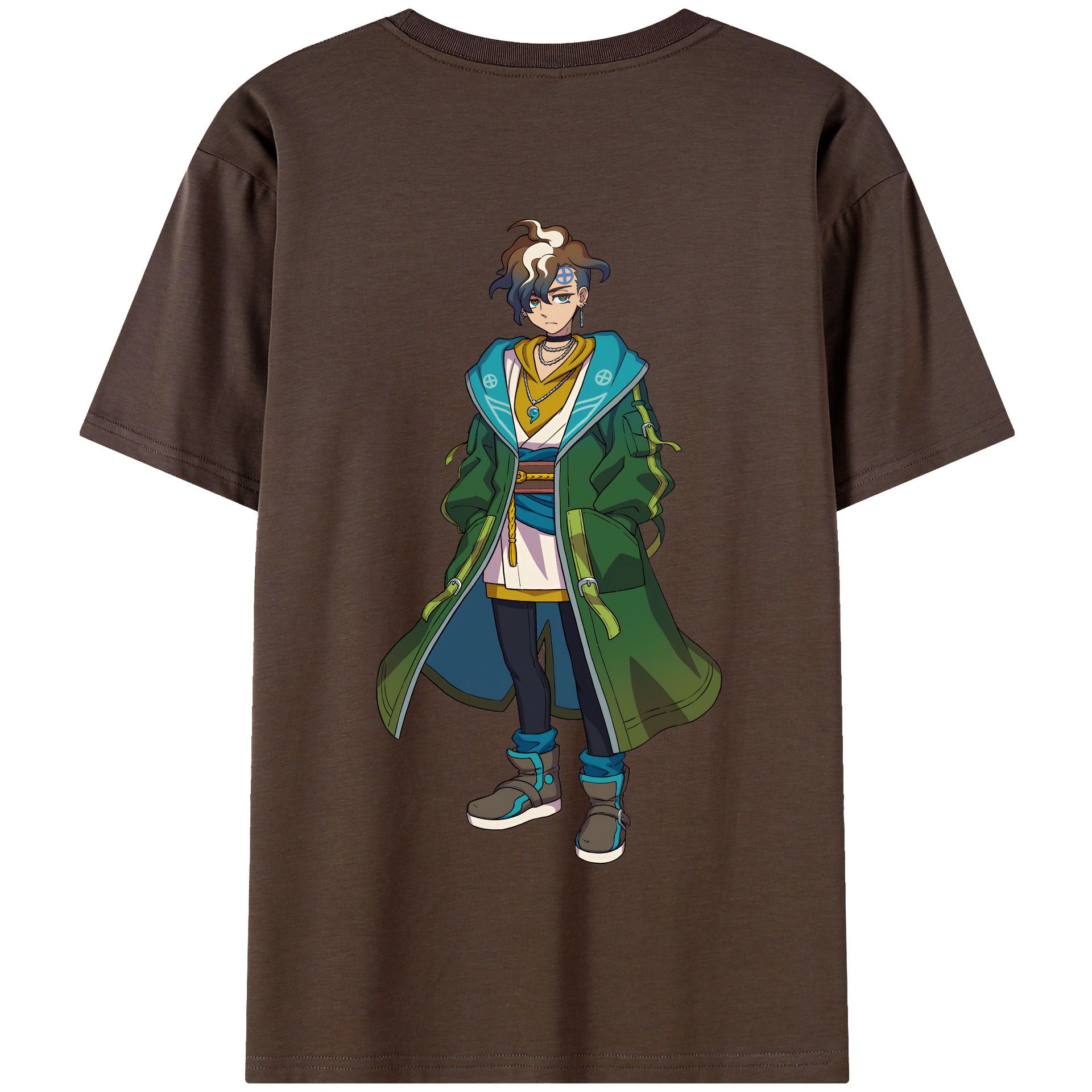 （画像用） 妖怪ウォッチ Yo-kai Watch 綿100％半袖Tシャツ（背面プリント）