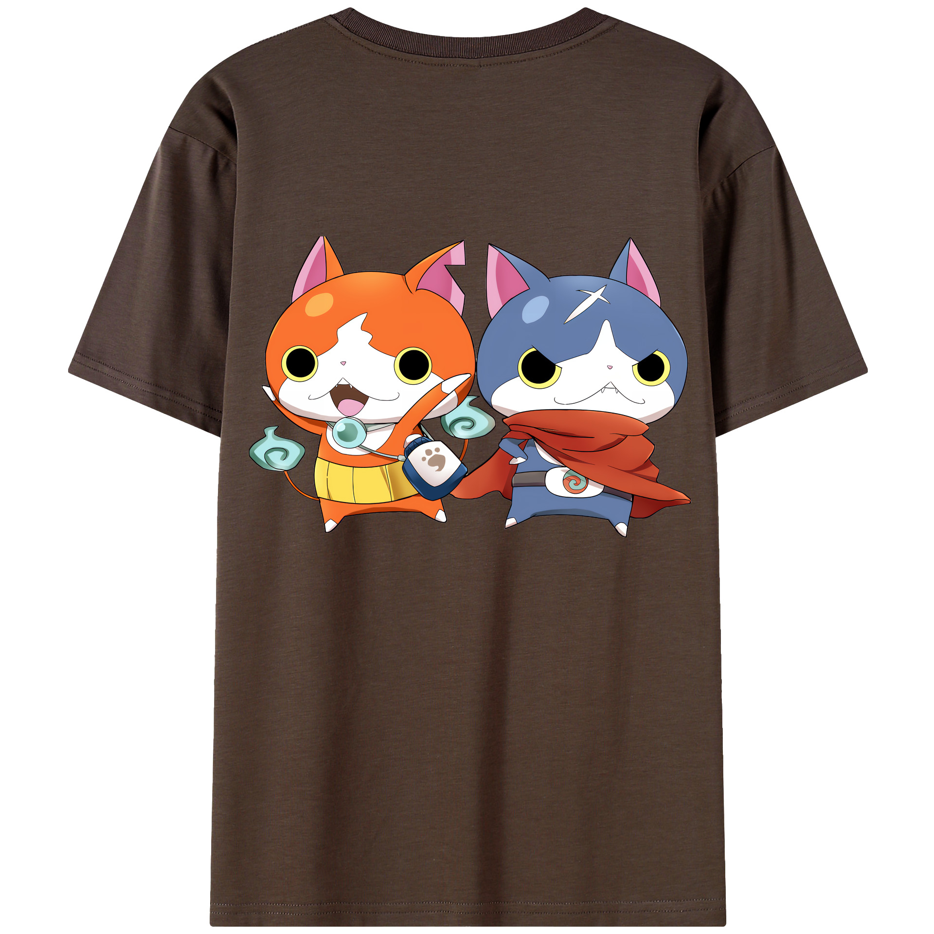 （画像用） 妖怪ウォッチ Yo-kai Watch 綿100％半袖Tシャツ（背面プリント）