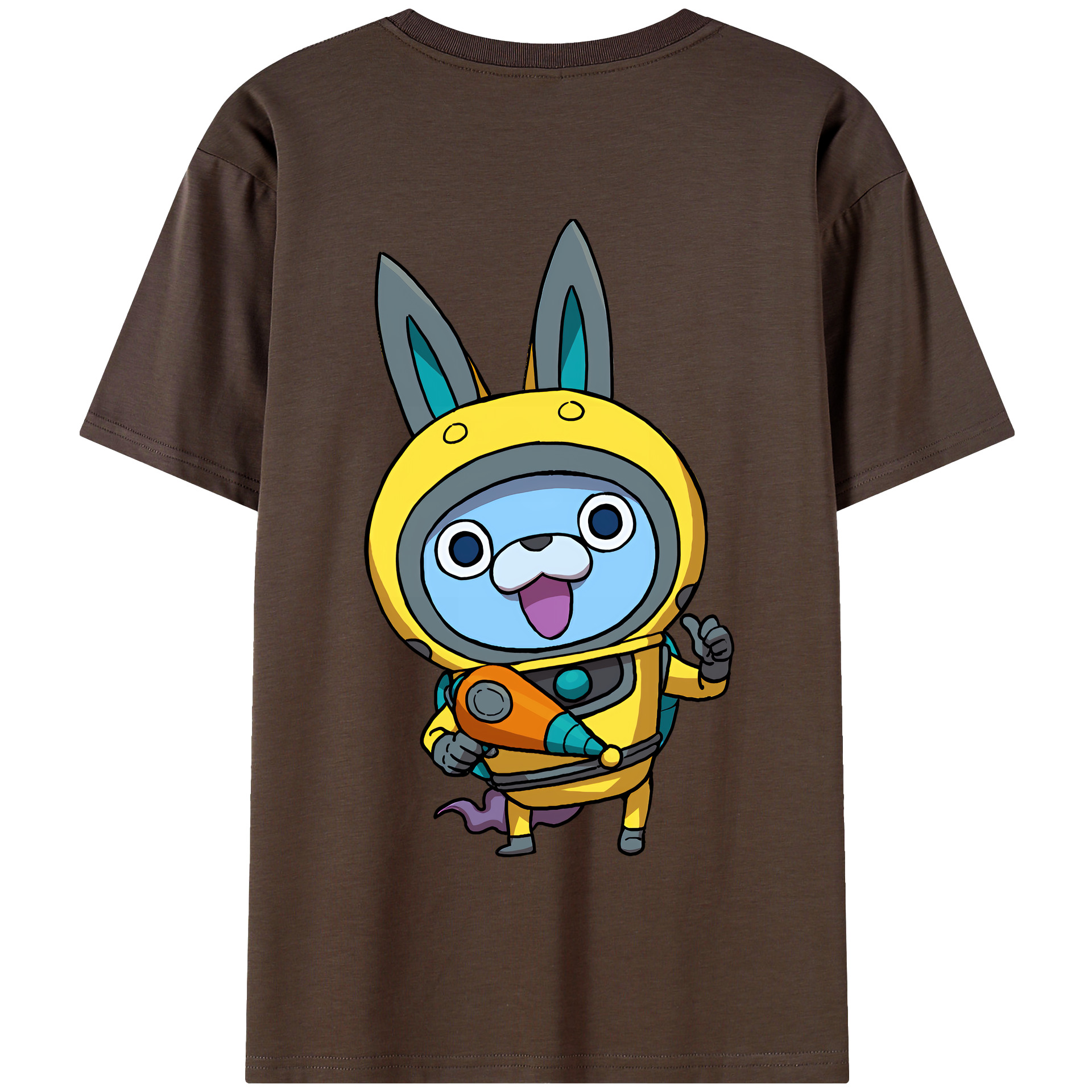 （画像用） 妖怪ウォッチ Yo-kai Watch 綿100％半袖Tシャツ（背面プリント）