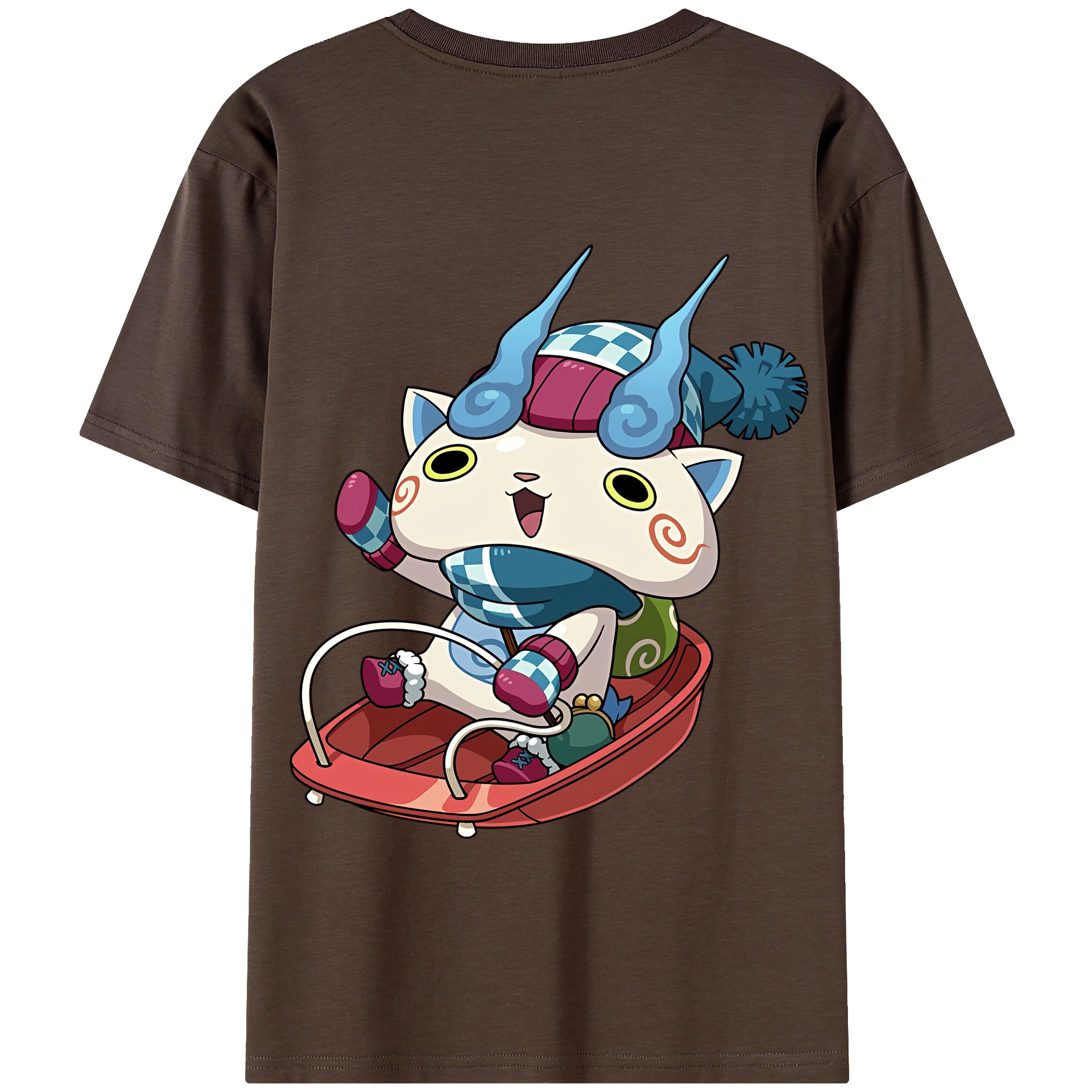 （画像用） 妖怪ウォッチ Yo-kai Watch 綿100％半袖Tシャツ（背面プリント）