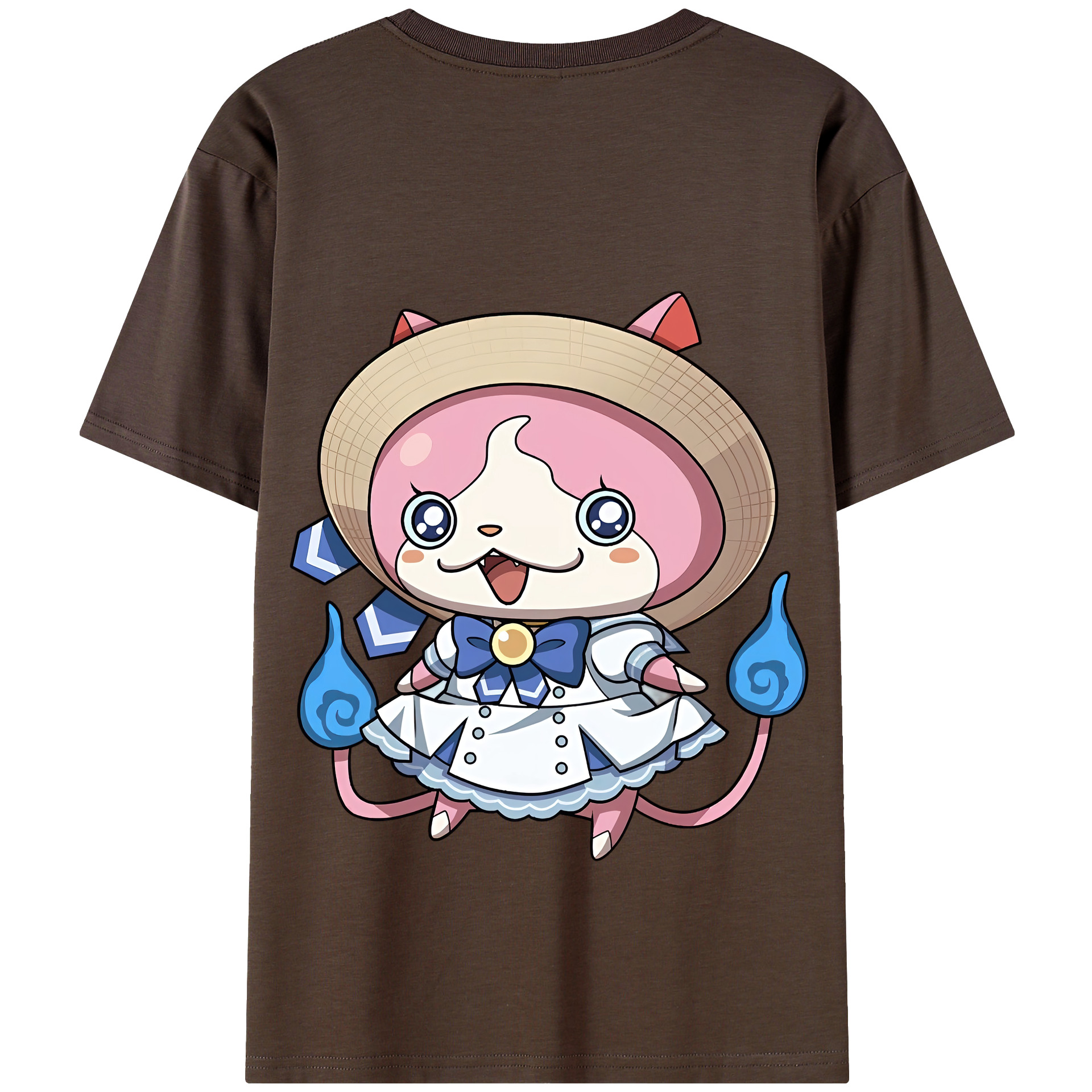 （画像用） 妖怪ウォッチ Yo-kai Watch 綿100％半袖Tシャツ（背面プリント）