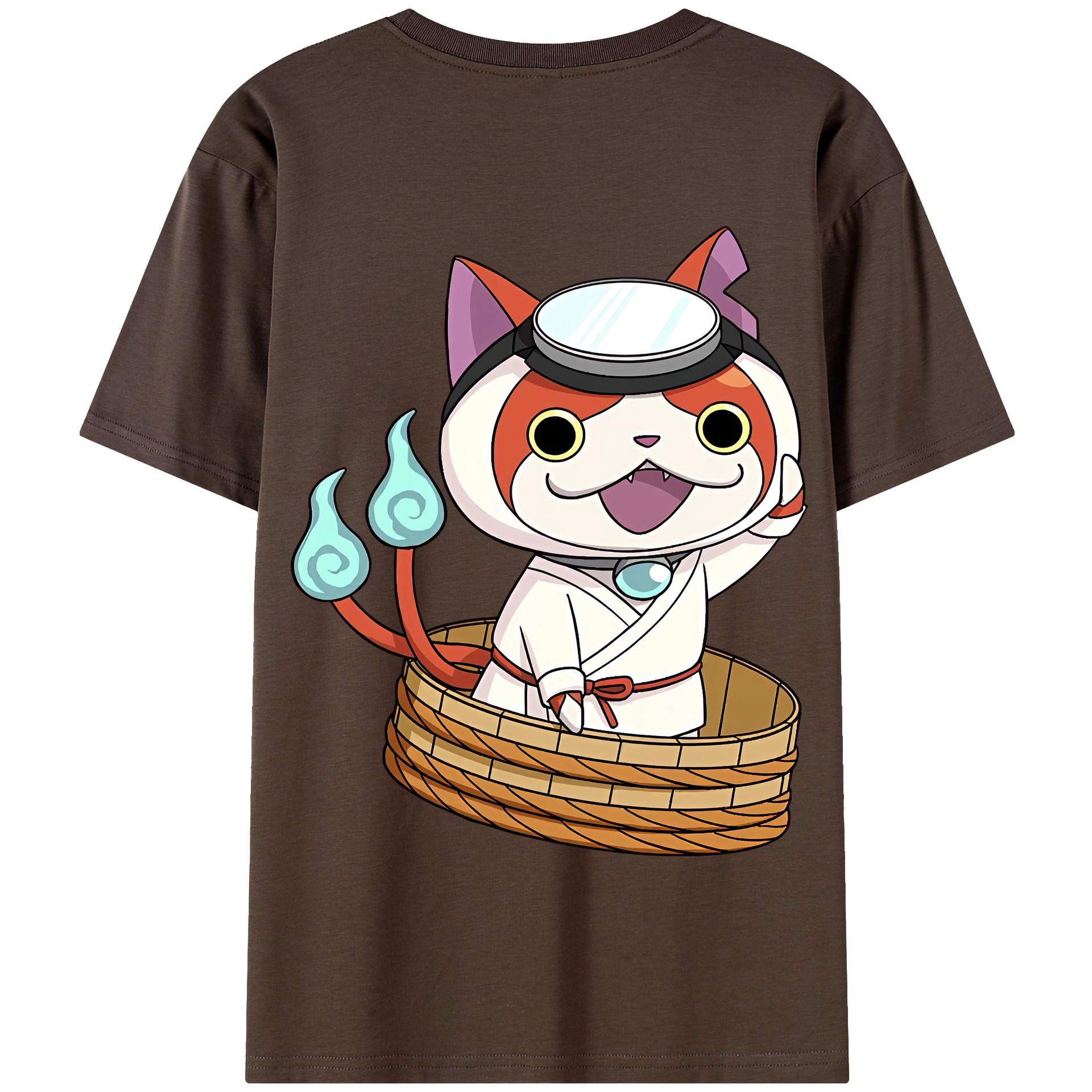 （画像用） 妖怪ウォッチ Yo-kai Watch 綿100％半袖Tシャツ（背面プリント）