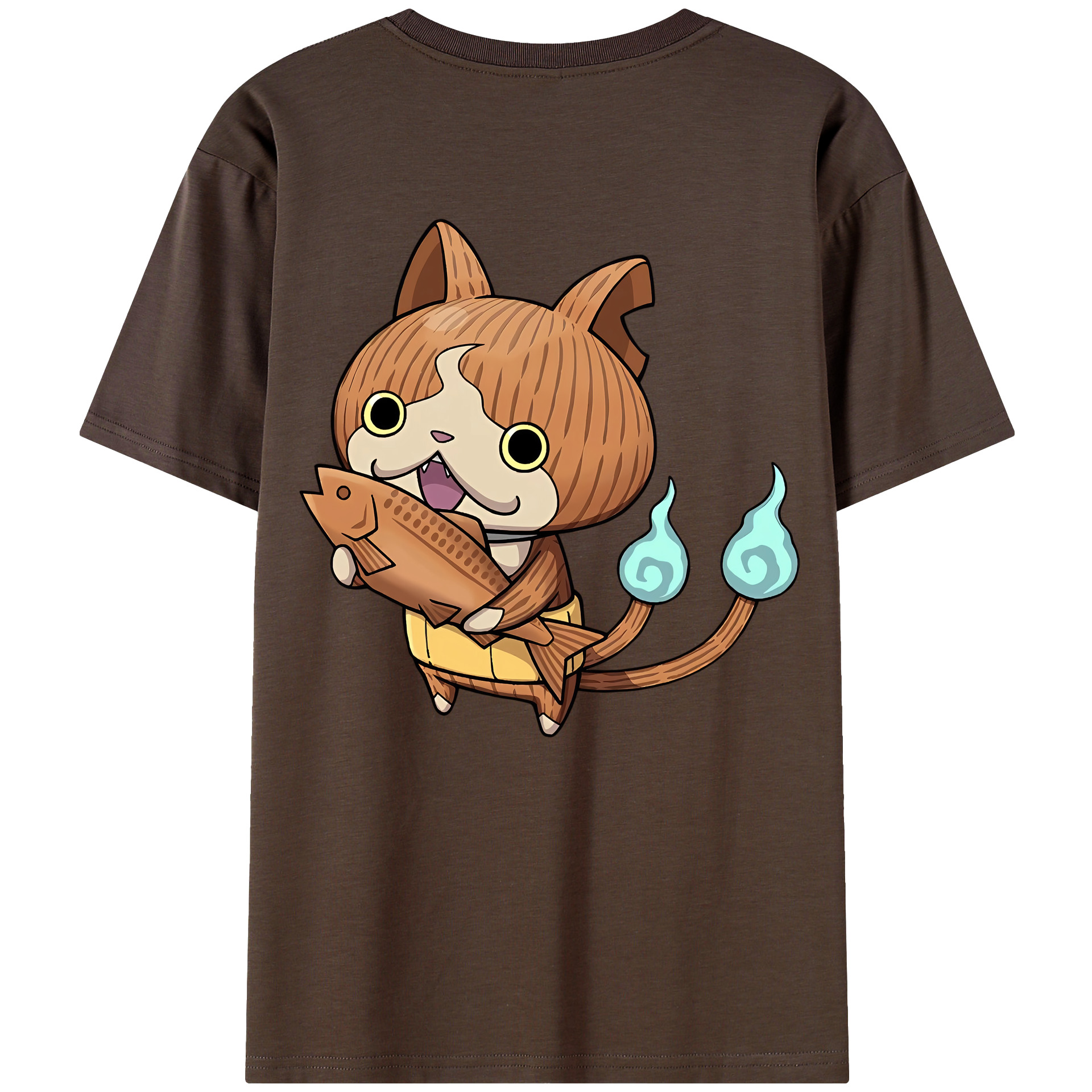 （画像用） 妖怪ウォッチ Yo-kai Watch 綿100％半袖Tシャツ（背面プリント）
