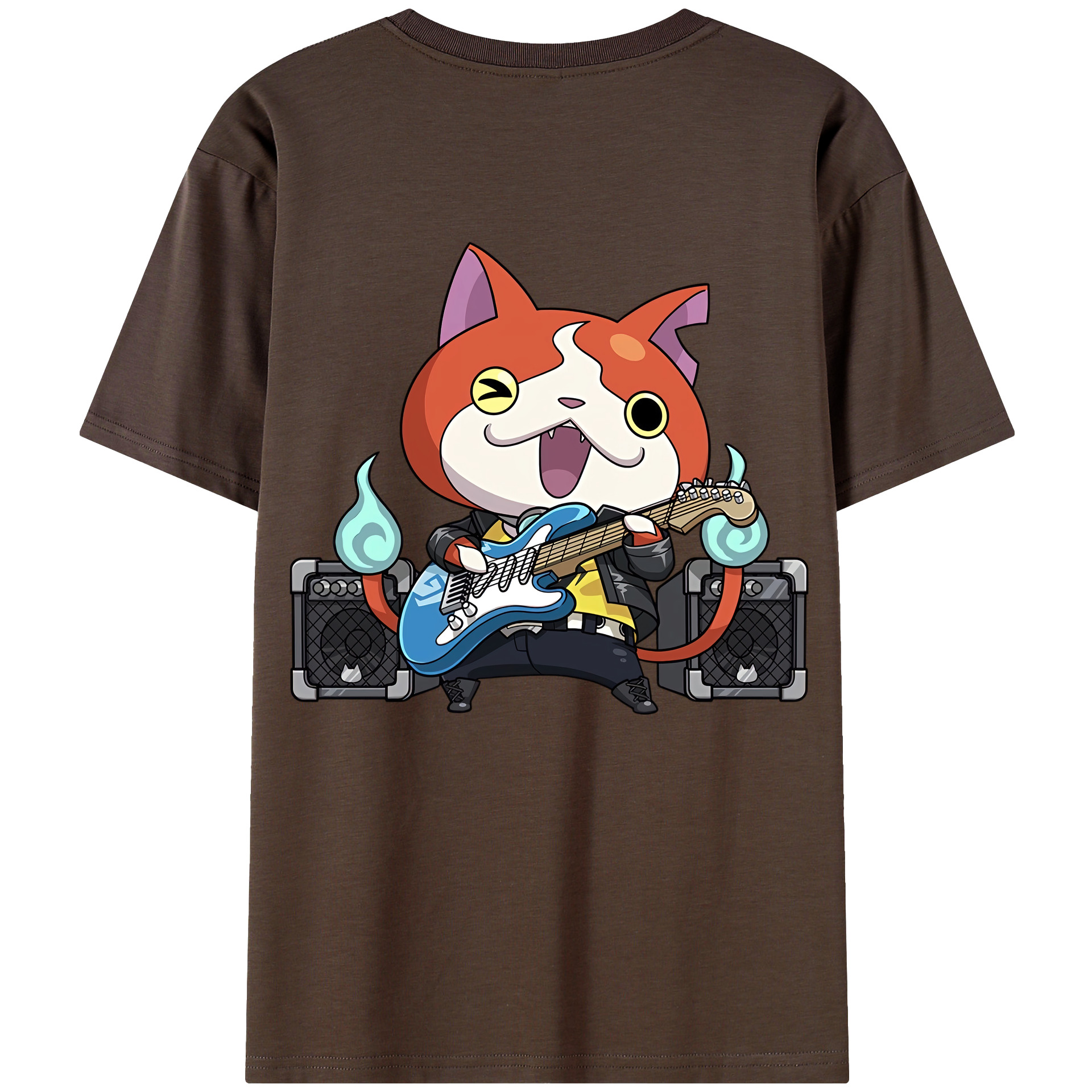 （画像用） 妖怪ウォッチ Yo-kai Watch 綿100％半袖Tシャツ（背面プリント）