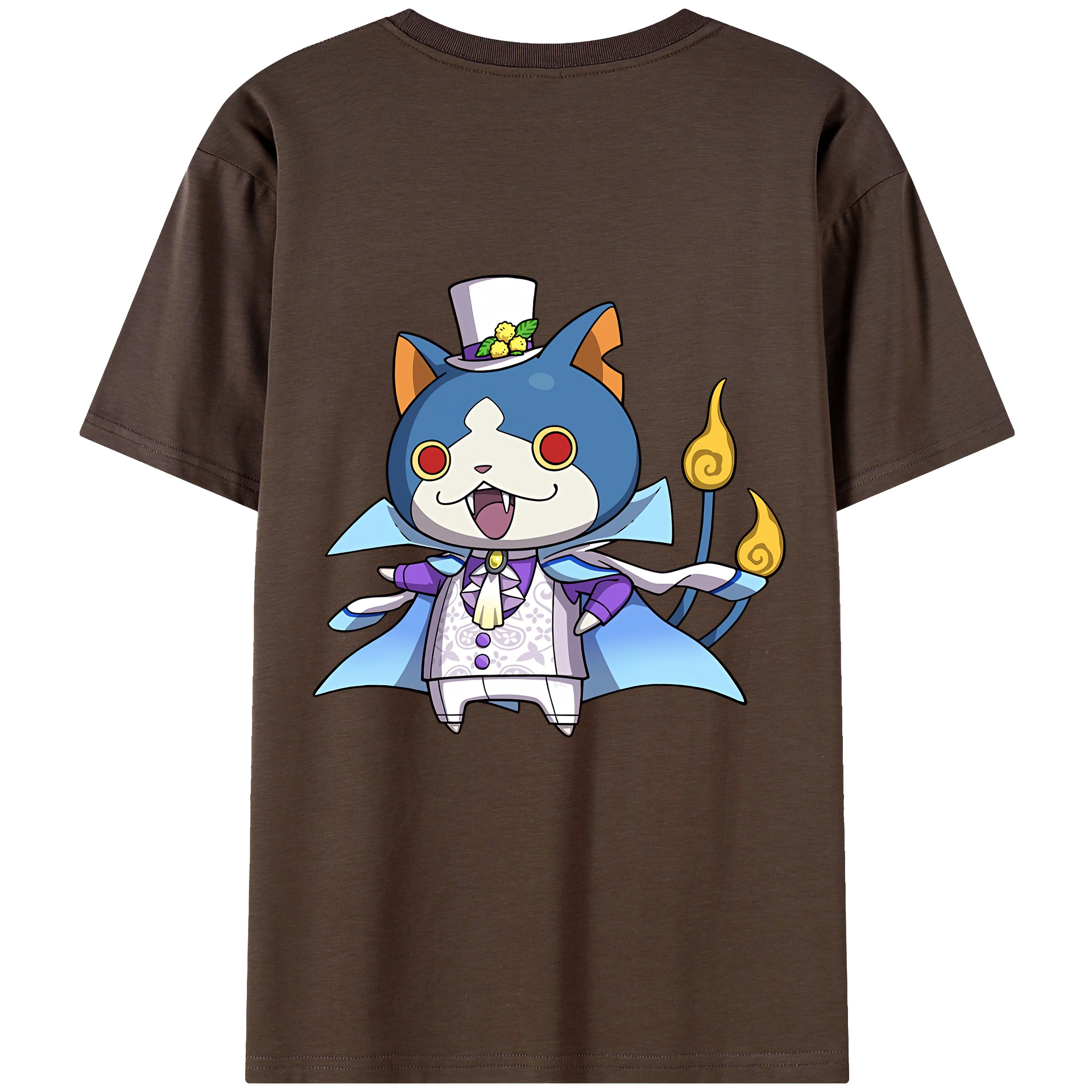 （画像用） 妖怪ウォッチ Yo-kai Watch 綿100％半袖Tシャツ（背面プリント）