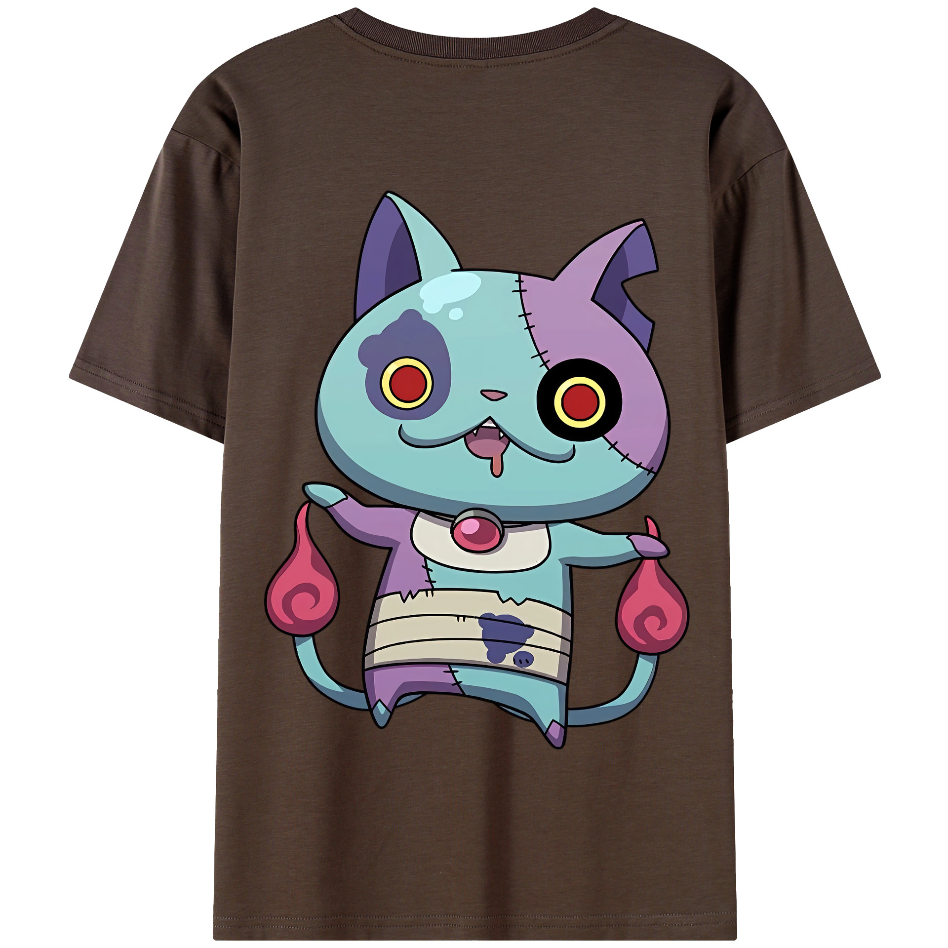 （画像用） 妖怪ウォッチ Yo-kai Watch 綿100％半袖Tシャツ（背面プリント）