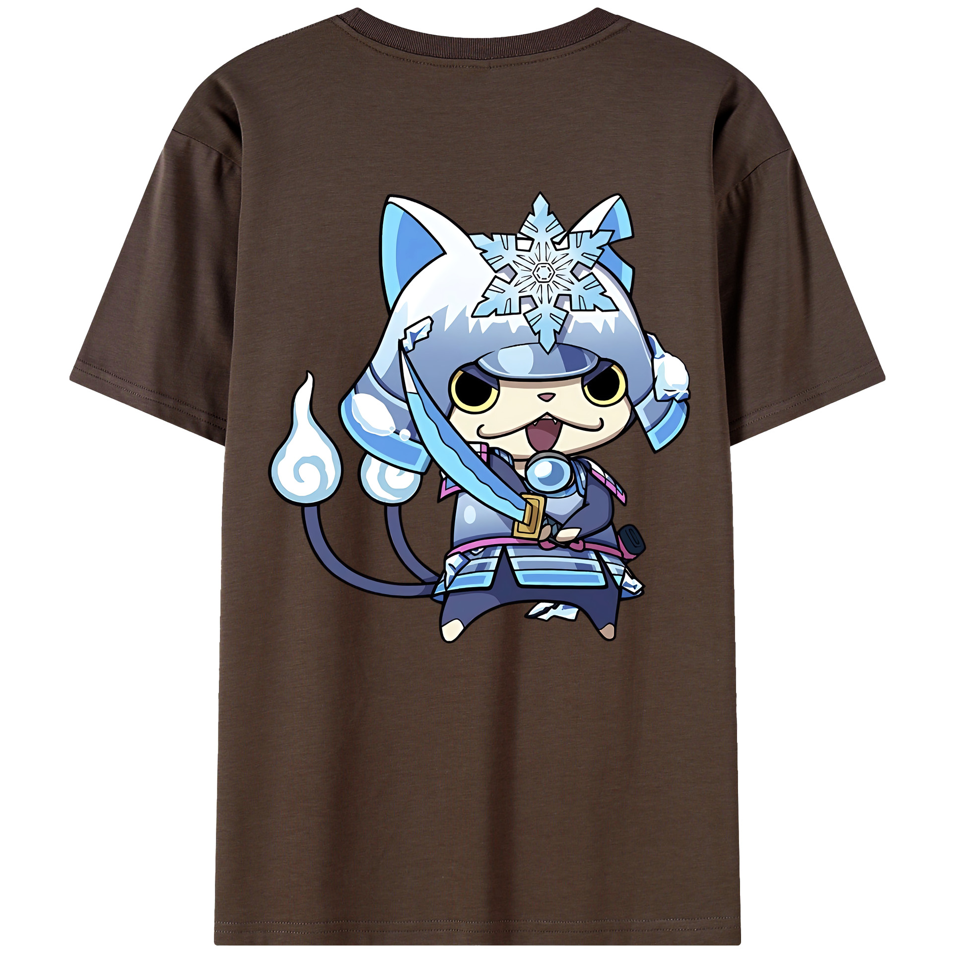 （画像用） 妖怪ウォッチ Yo-kai Watch 綿100％半袖Tシャツ（背面プリント）
