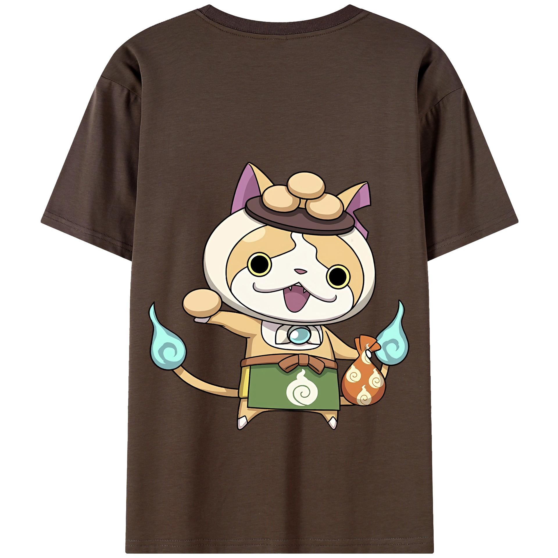 （画像用） 妖怪ウォッチ Yo-kai Watch 綿100％半袖Tシャツ（背面プリント）