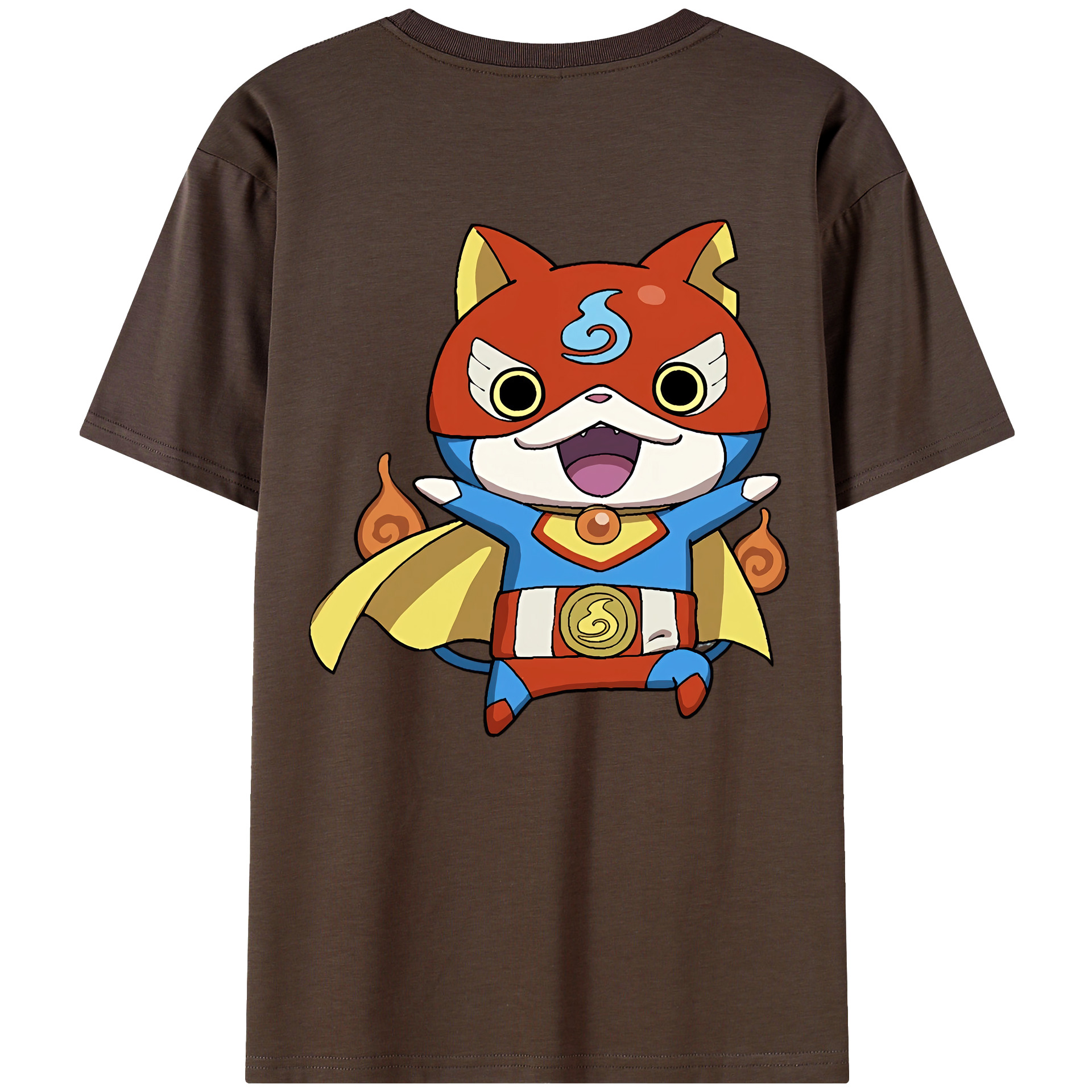 （画像用） 妖怪ウォッチ Yo-kai Watch 綿100％半袖Tシャツ（背面プリント）