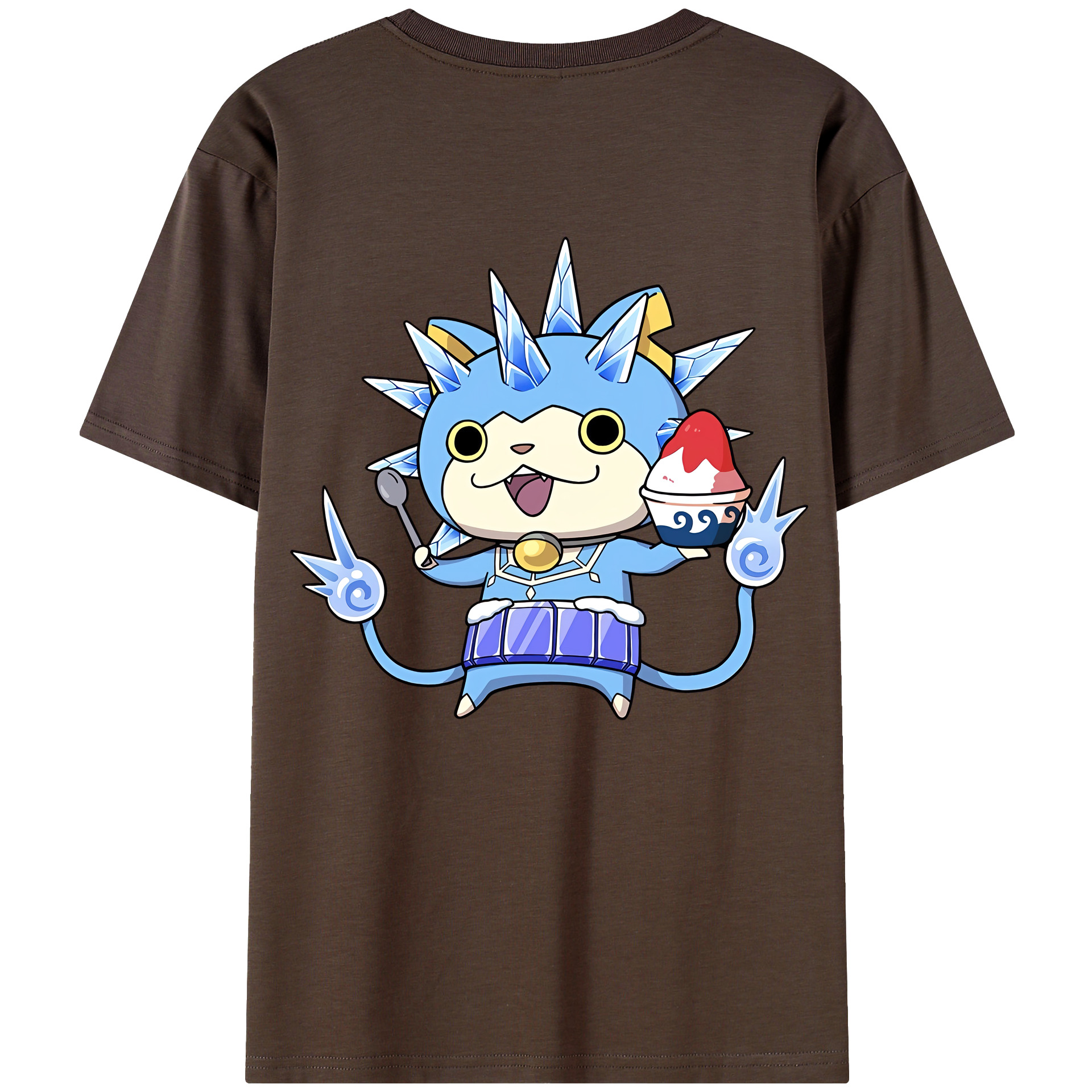 （画像用） 妖怪ウォッチ Yo-kai Watch 綿100％半袖Tシャツ（背面プリント）