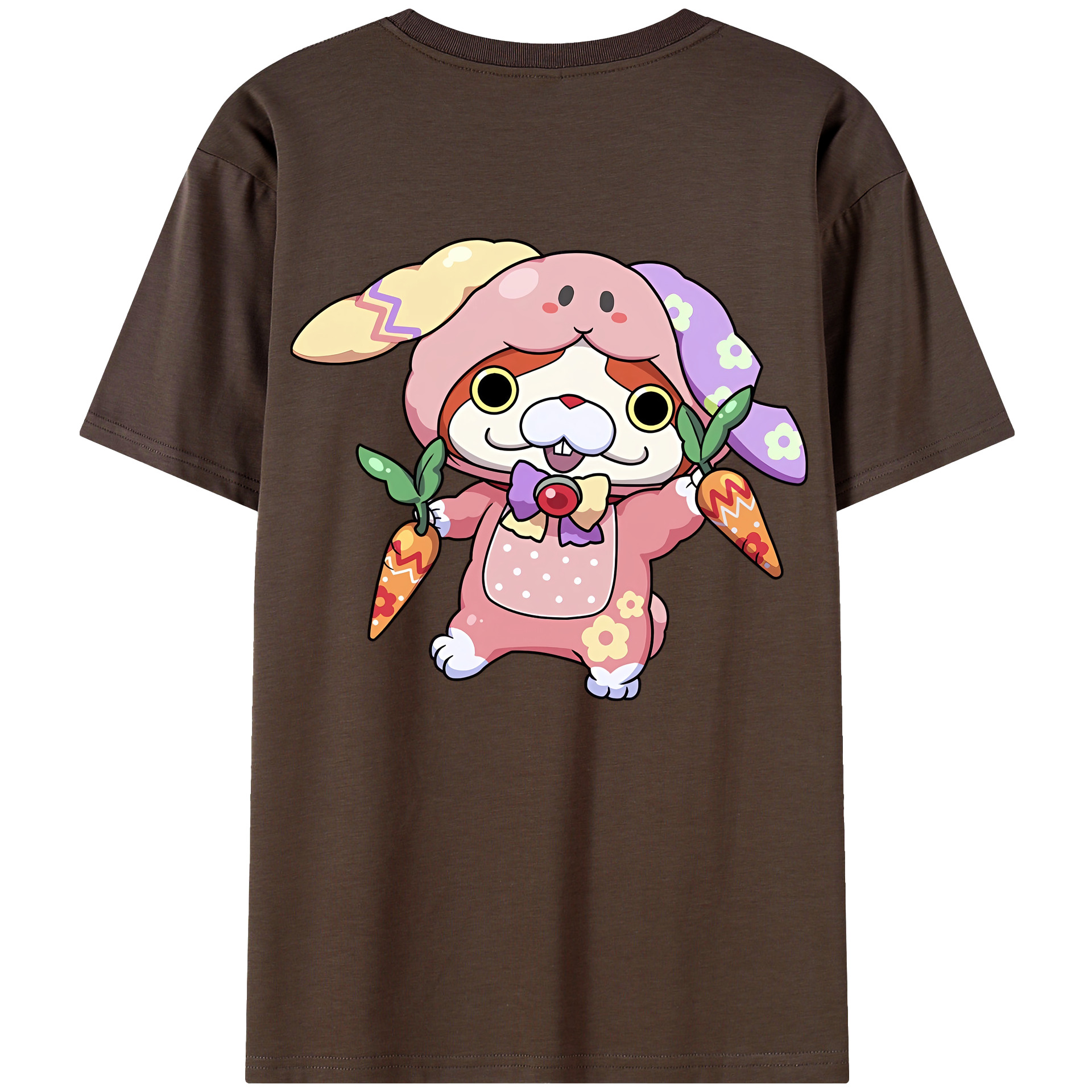 （画像用） 妖怪ウォッチ Yo-kai Watch 綿100％半袖Tシャツ（背面プリント）