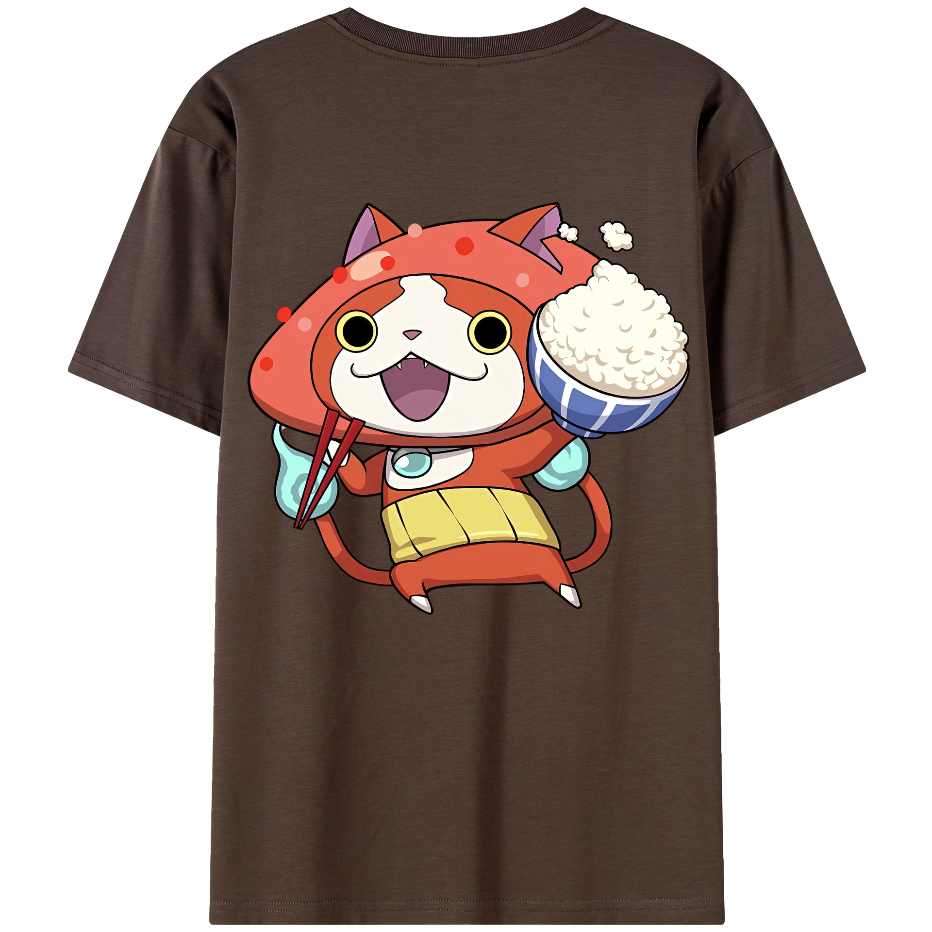 （画像用） 妖怪ウォッチ Yo-kai Watch 綿100％半袖Tシャツ（背面プリント）