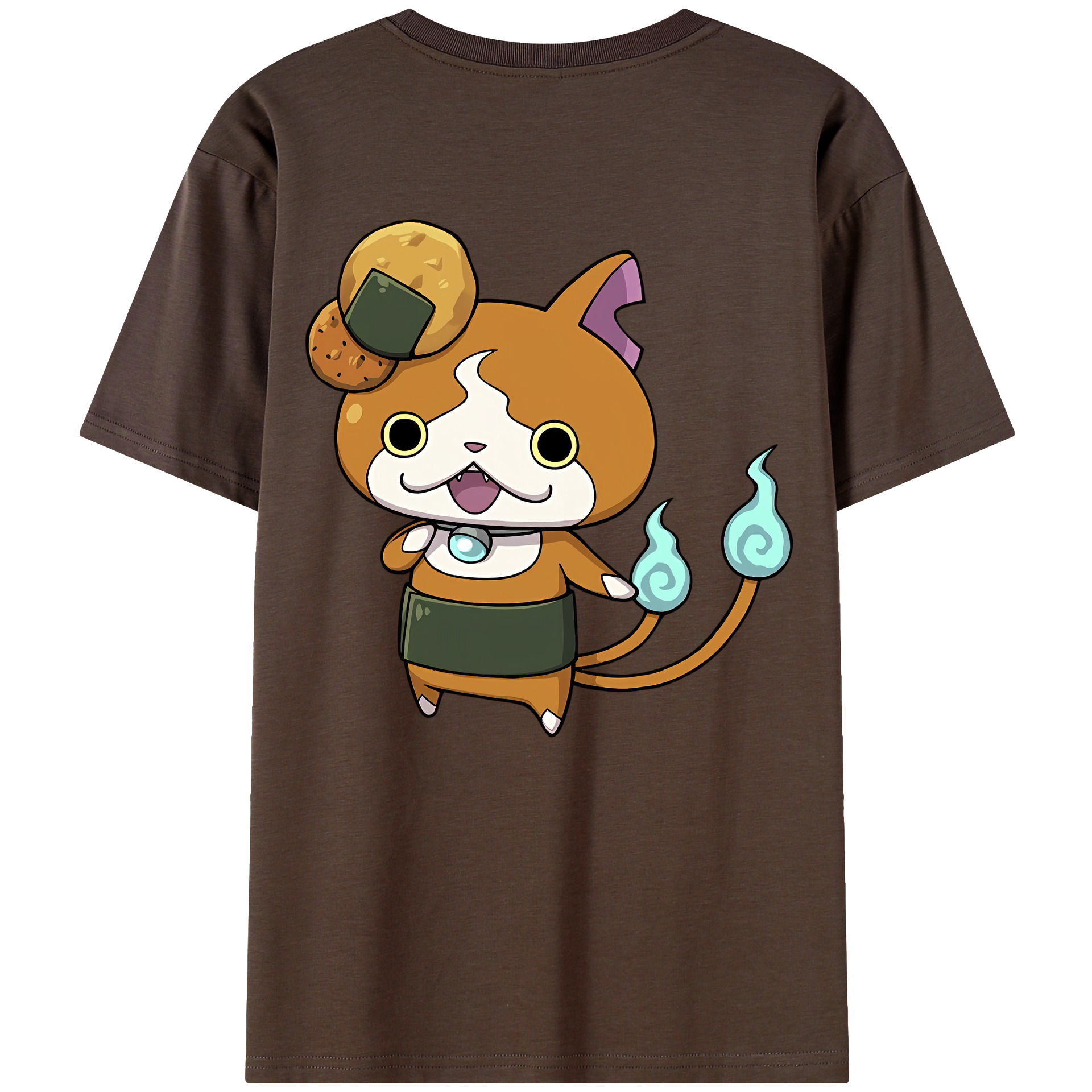 （画像用） 妖怪ウォッチ Yo-kai Watch 綿100％半袖Tシャツ（背面プリント）