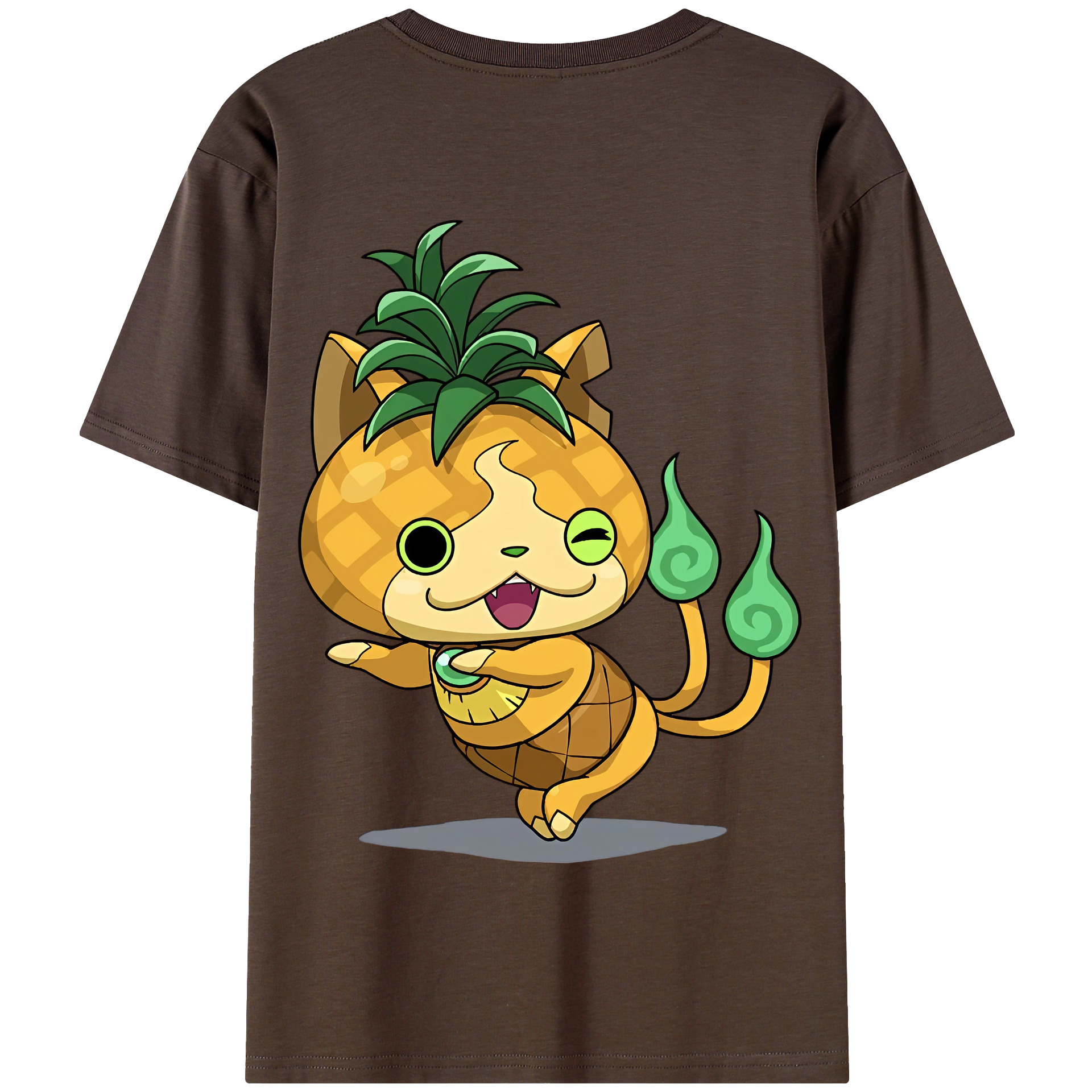 （画像用） 妖怪ウォッチ Yo-kai Watch 綿100％半袖Tシャツ（背面プリント）