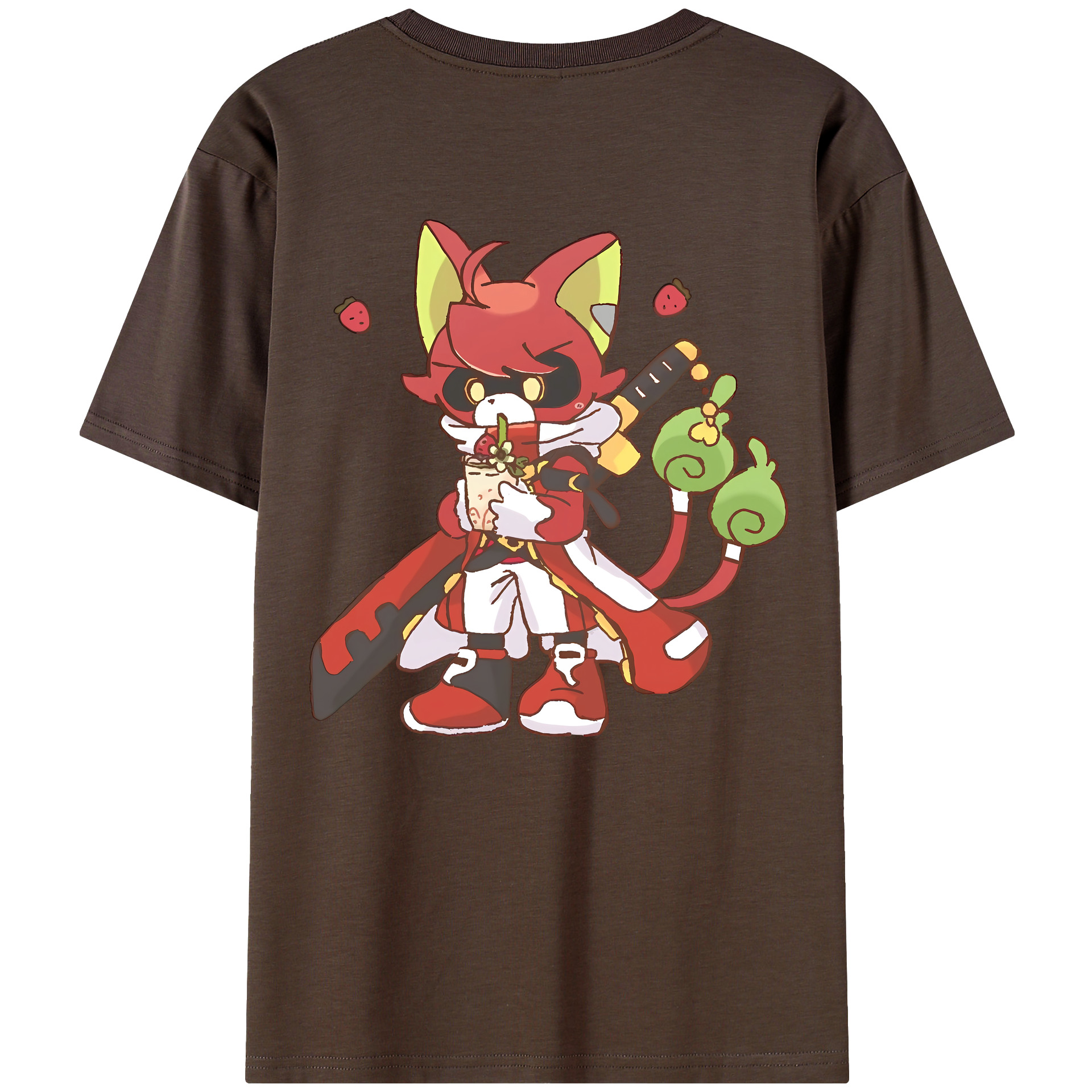 （画像用） 妖怪ウォッチ Yo-kai Watch 綿100％半袖Tシャツ（背面プリント）