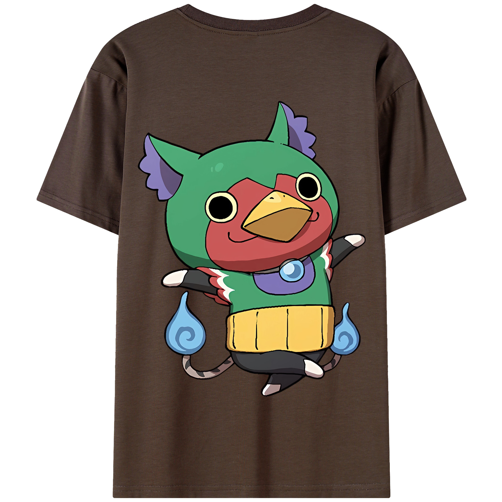 （画像用） 妖怪ウォッチ Yo-kai Watch 綿100％半袖Tシャツ（背面プリント）