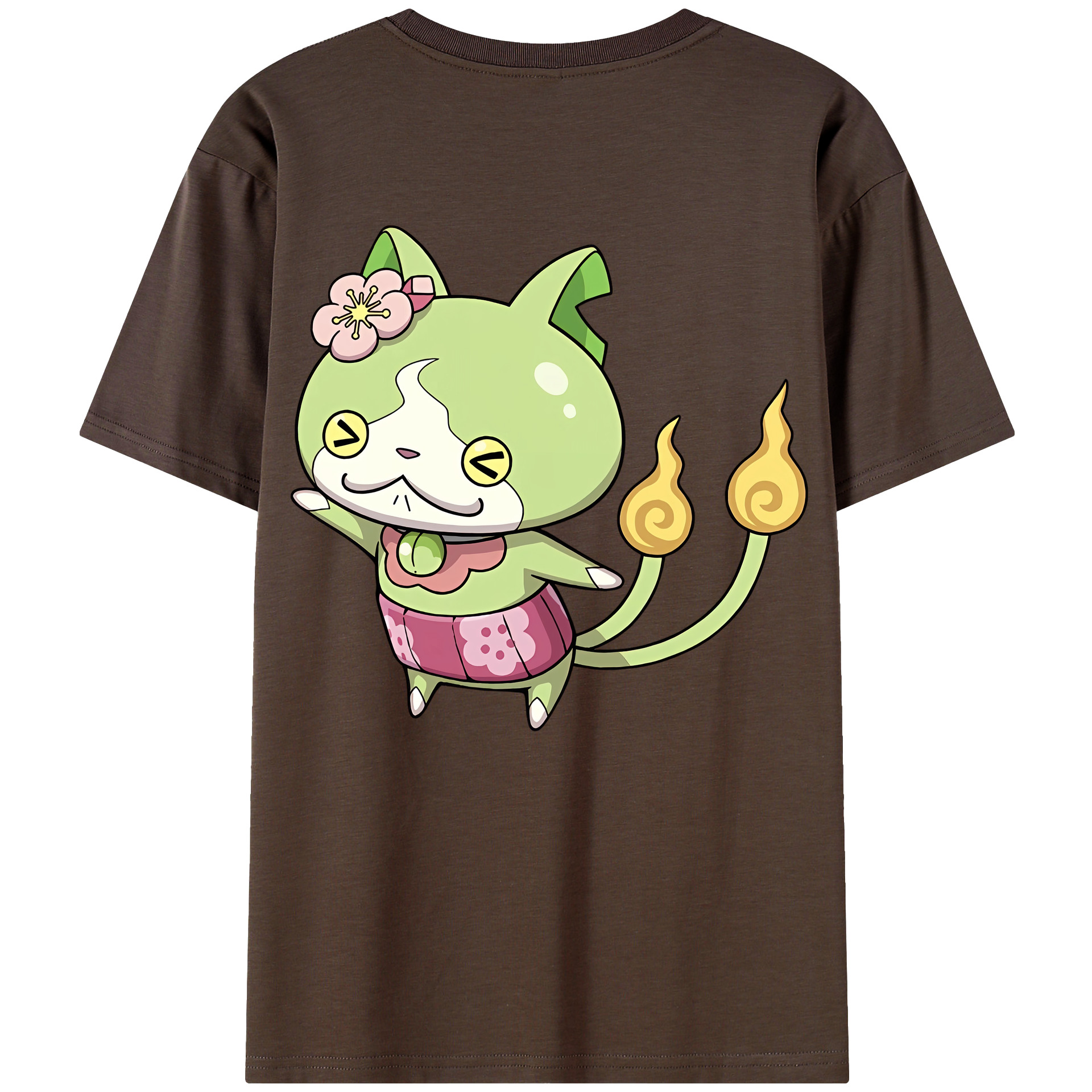 （画像用） 妖怪ウォッチ Yo-kai Watch 綿100％半袖Tシャツ（背面プリント）