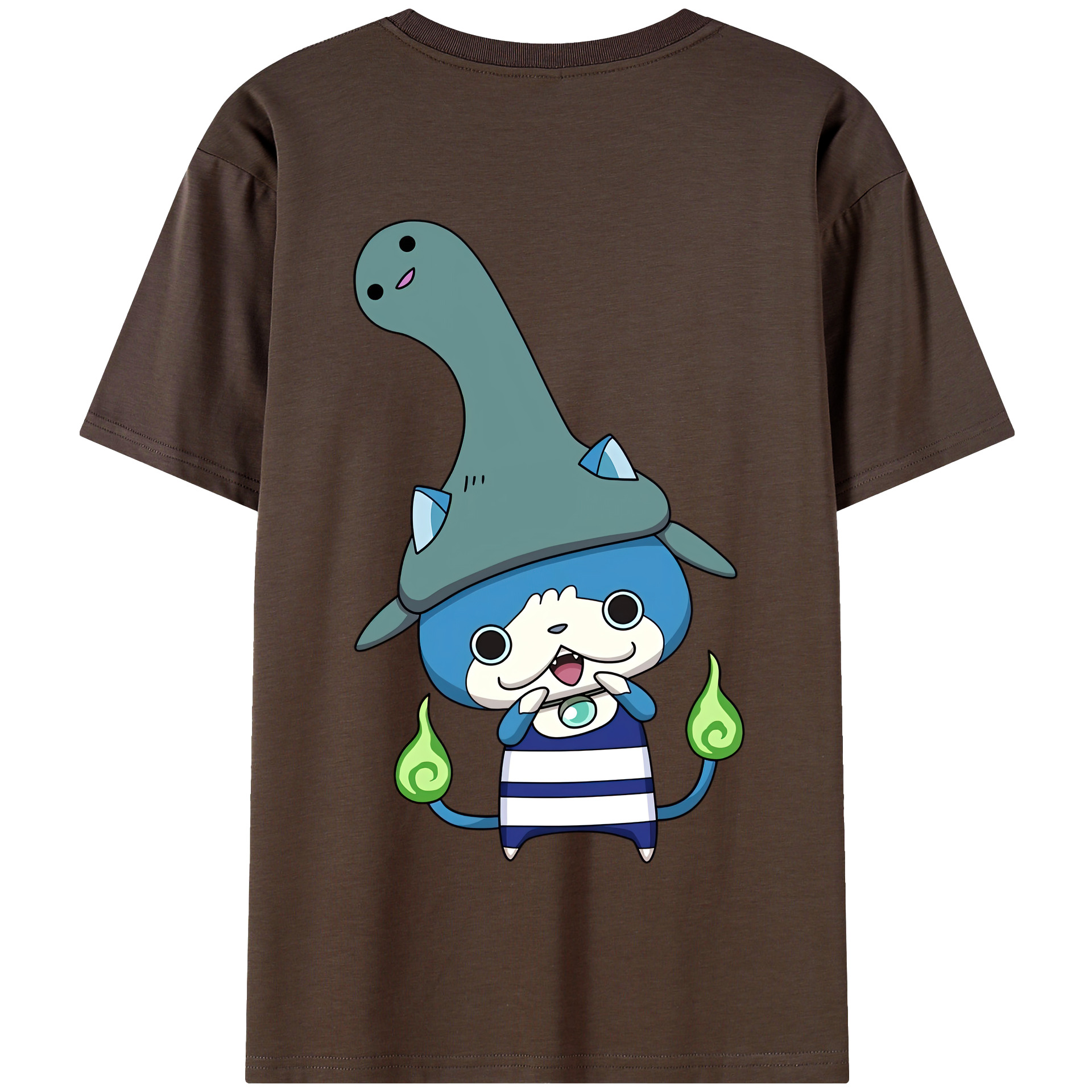 （画像用） 妖怪ウォッチ Yo-kai Watch 綿100％半袖Tシャツ（背面プリント）