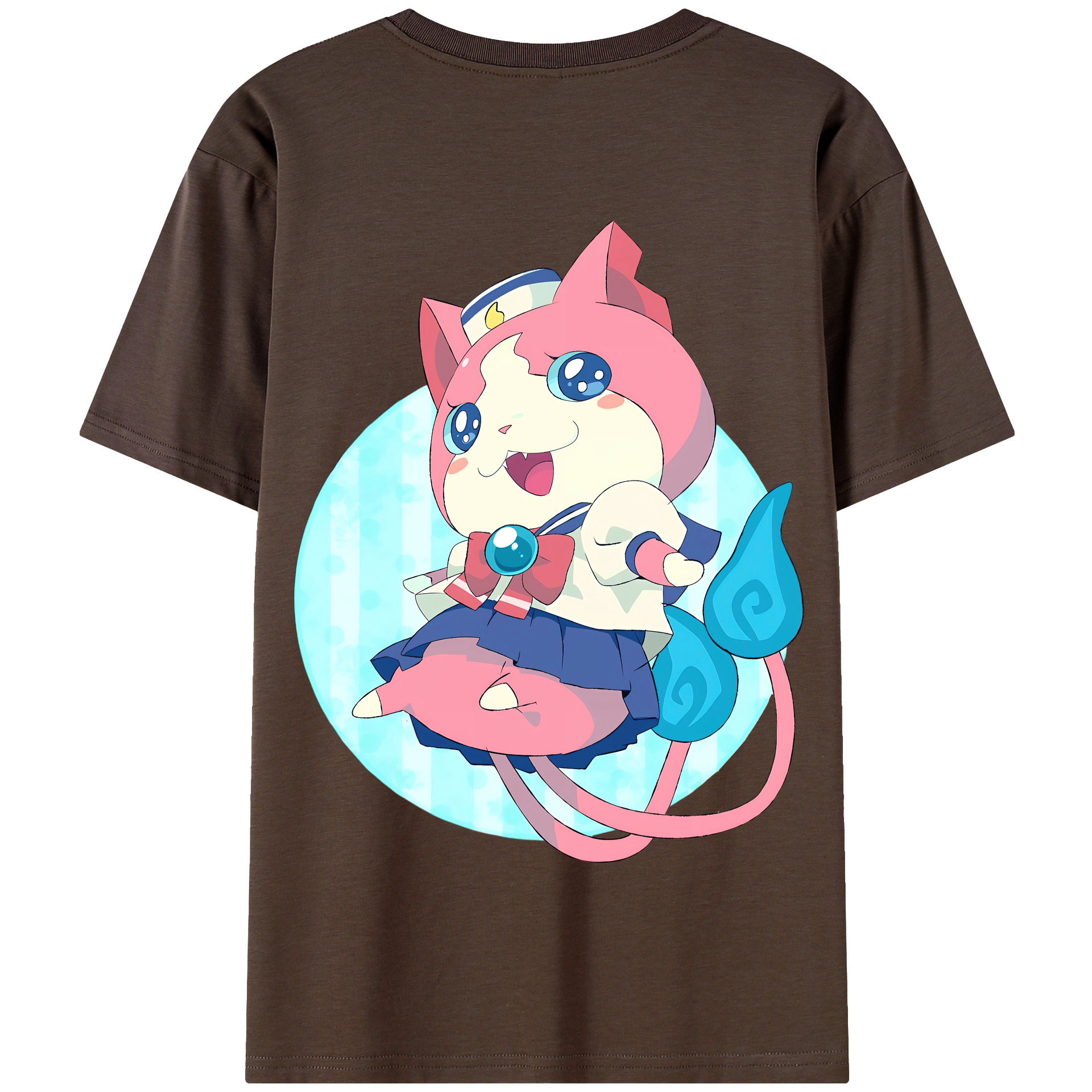 （画像用） 妖怪ウォッチ Yo-kai Watch 綿100％半袖Tシャツ（背面プリント）