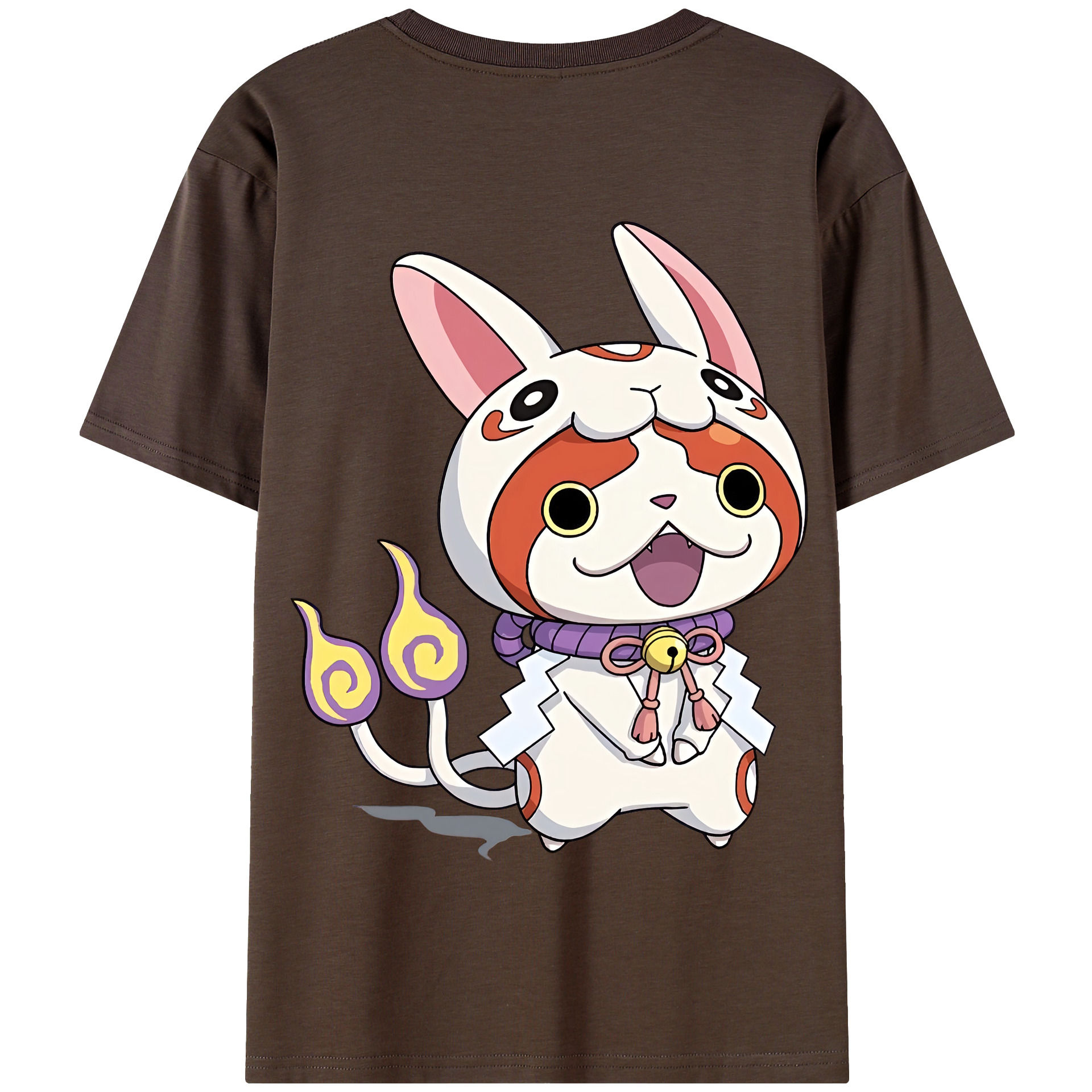（画像用） 妖怪ウォッチ Yo-kai Watch 綿100％半袖Tシャツ（背面プリント）