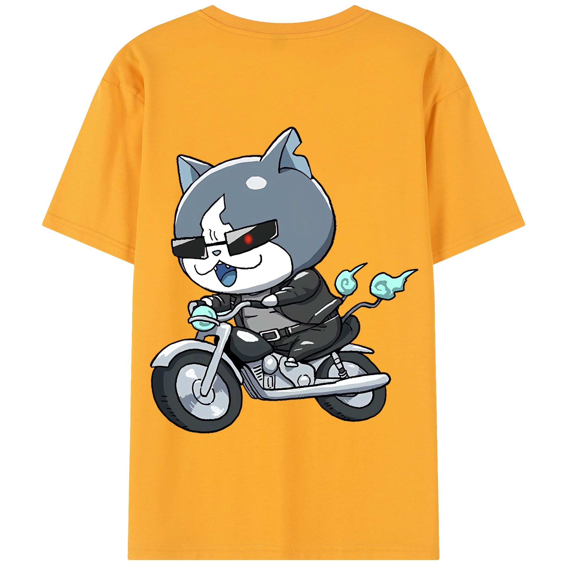 （画像用） 妖怪ウォッチ Yo-kai Watch 綿100％半袖Tシャツ（背面プリント）