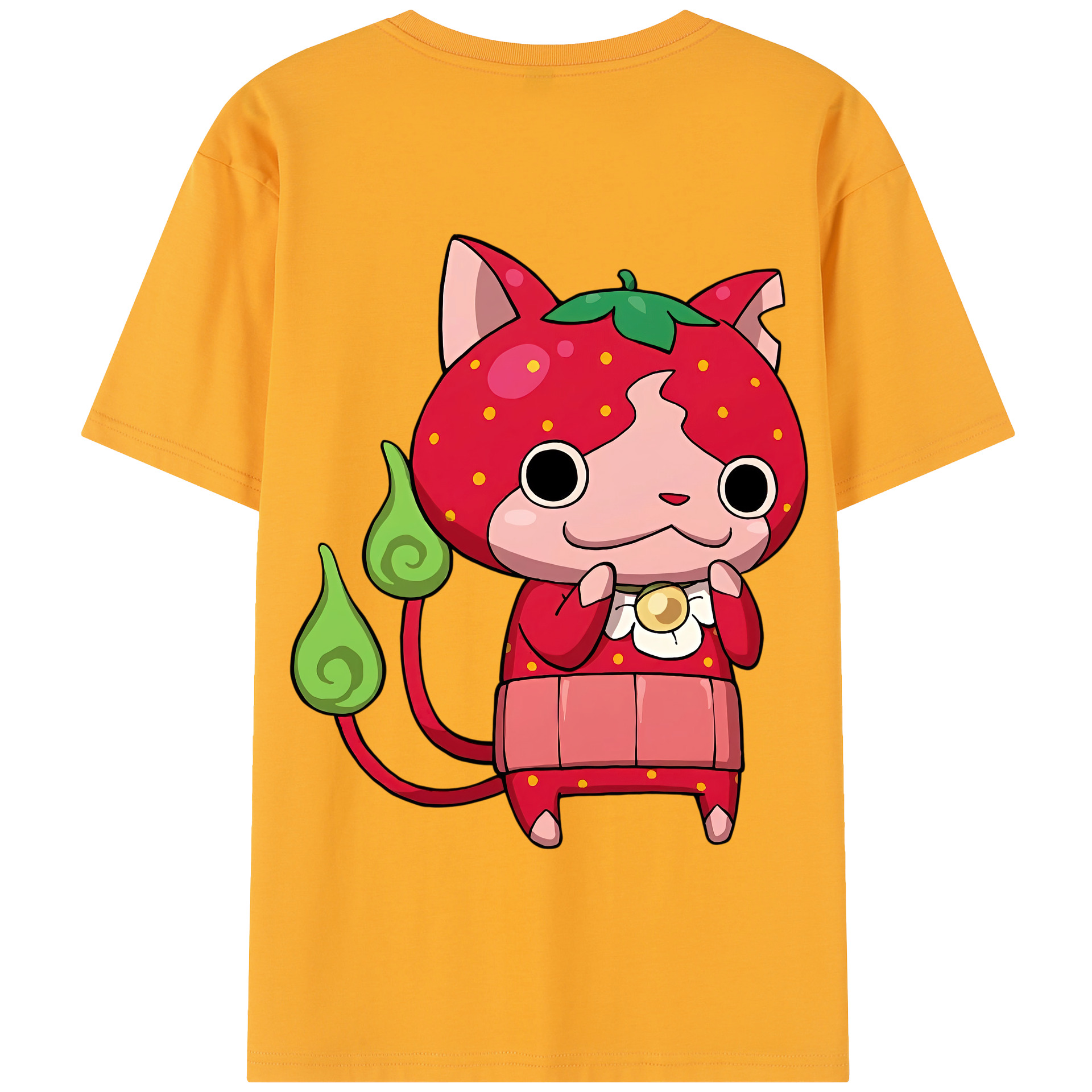 （画像用） 妖怪ウォッチ Yo-kai Watch 綿100％半袖Tシャツ（背面プリント）