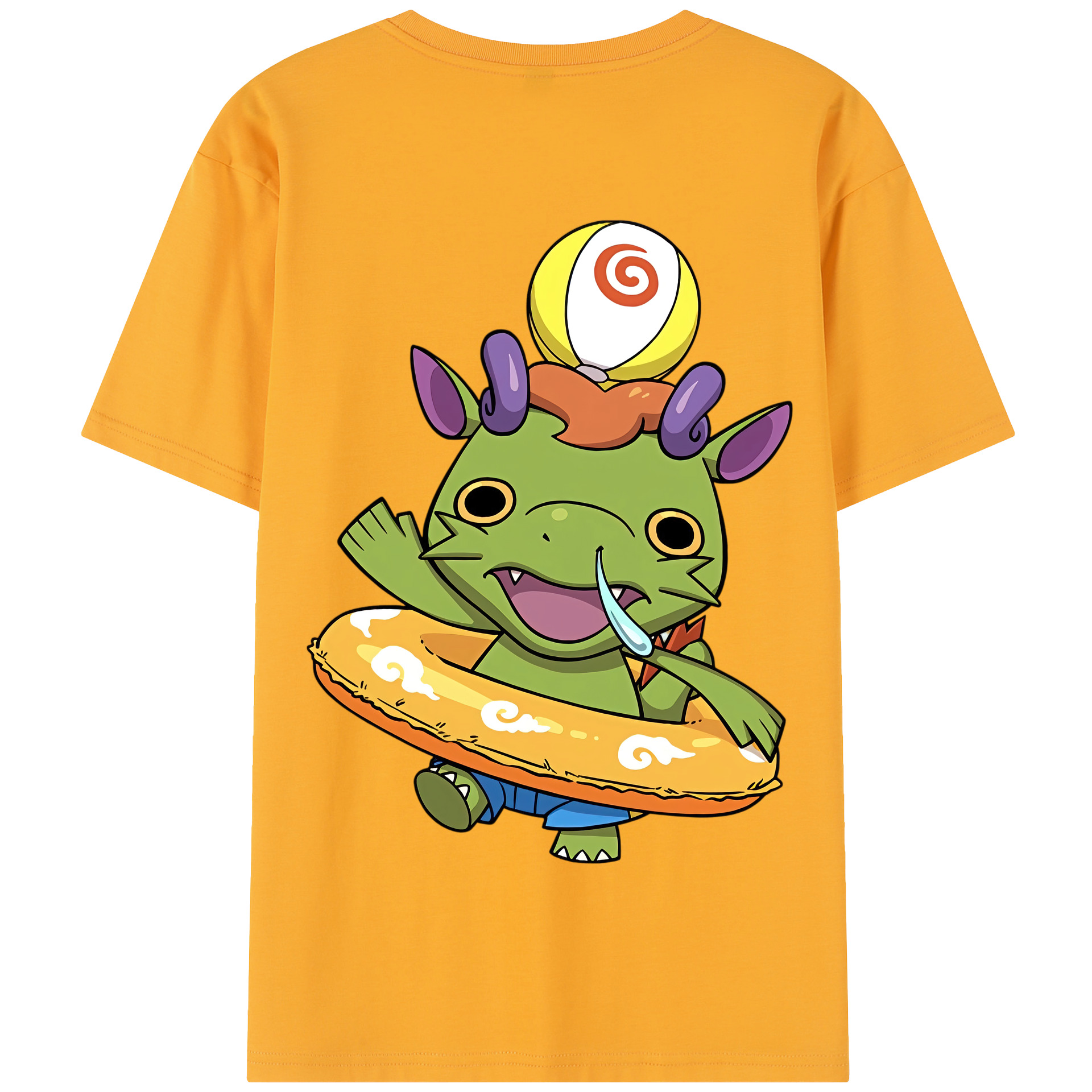 （画像用） 妖怪ウォッチ Yo-kai Watch 綿100％半袖Tシャツ（背面プリント）