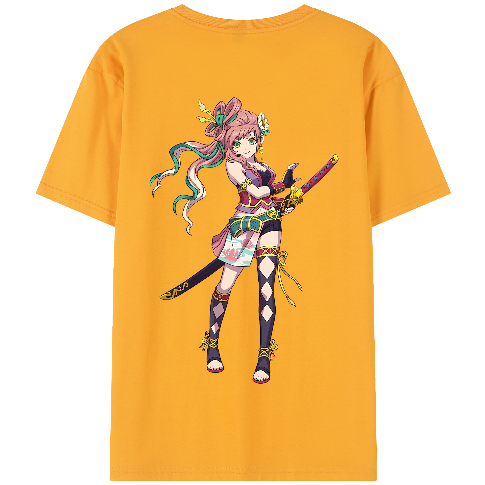 （画像用） 妖怪ウォッチ Yo-kai Watch 綿100％半袖Tシャツ（背面プリント）