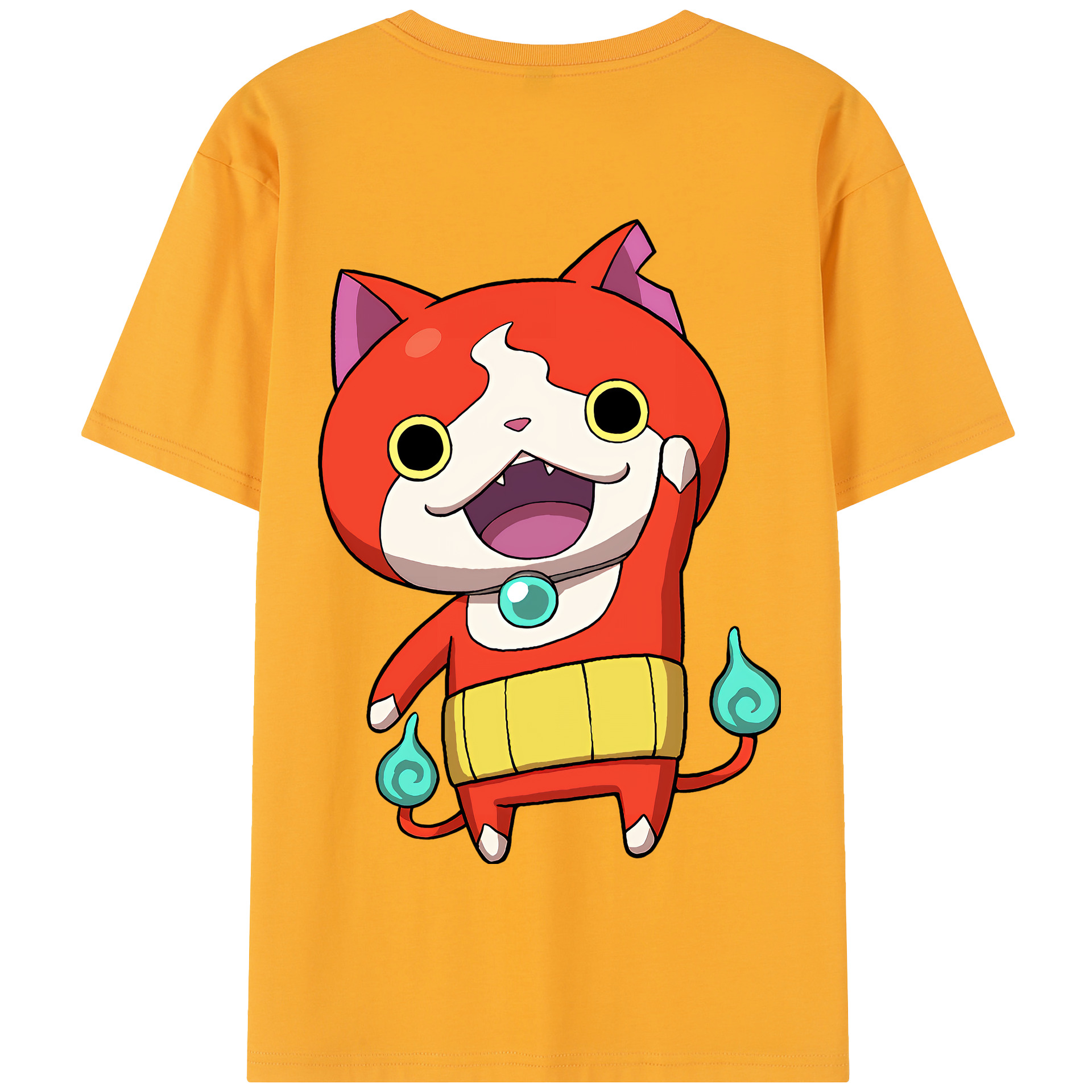 （画像用） 妖怪ウォッチ Yo-kai Watch 綿100％半袖Tシャツ（背面プリント）