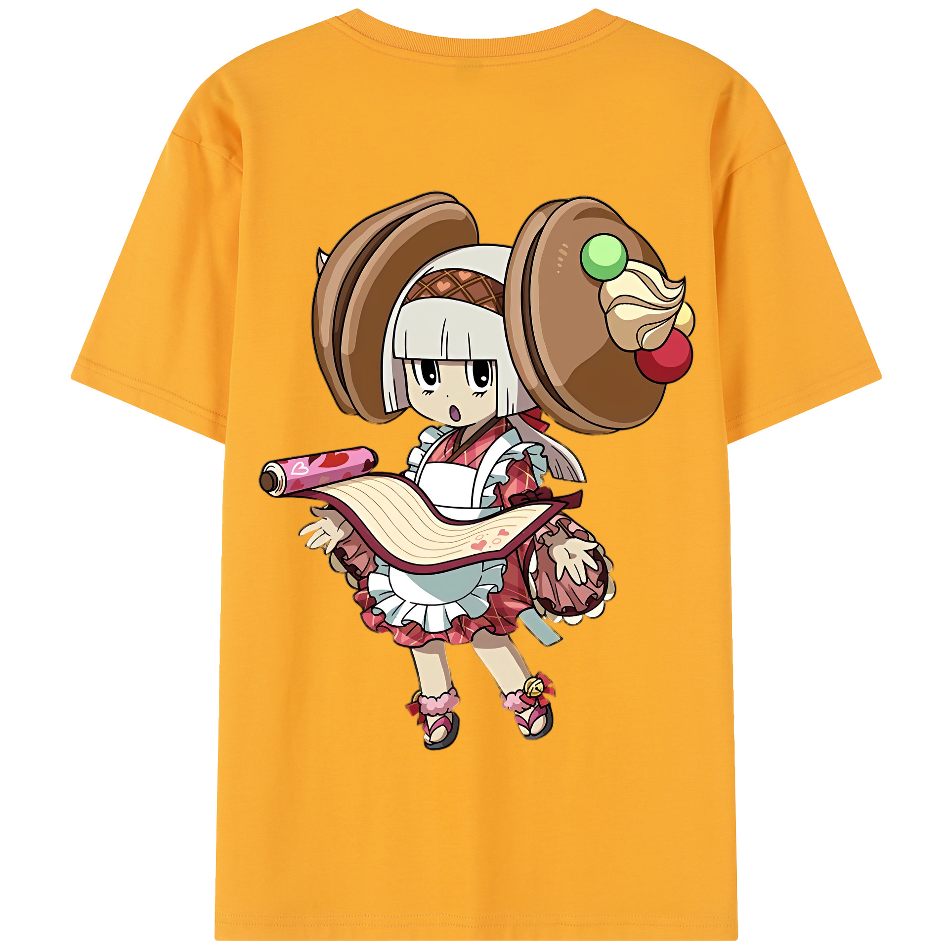 （画像用） 妖怪ウォッチ Yo-kai Watch 綿100％半袖Tシャツ（背面プリント）