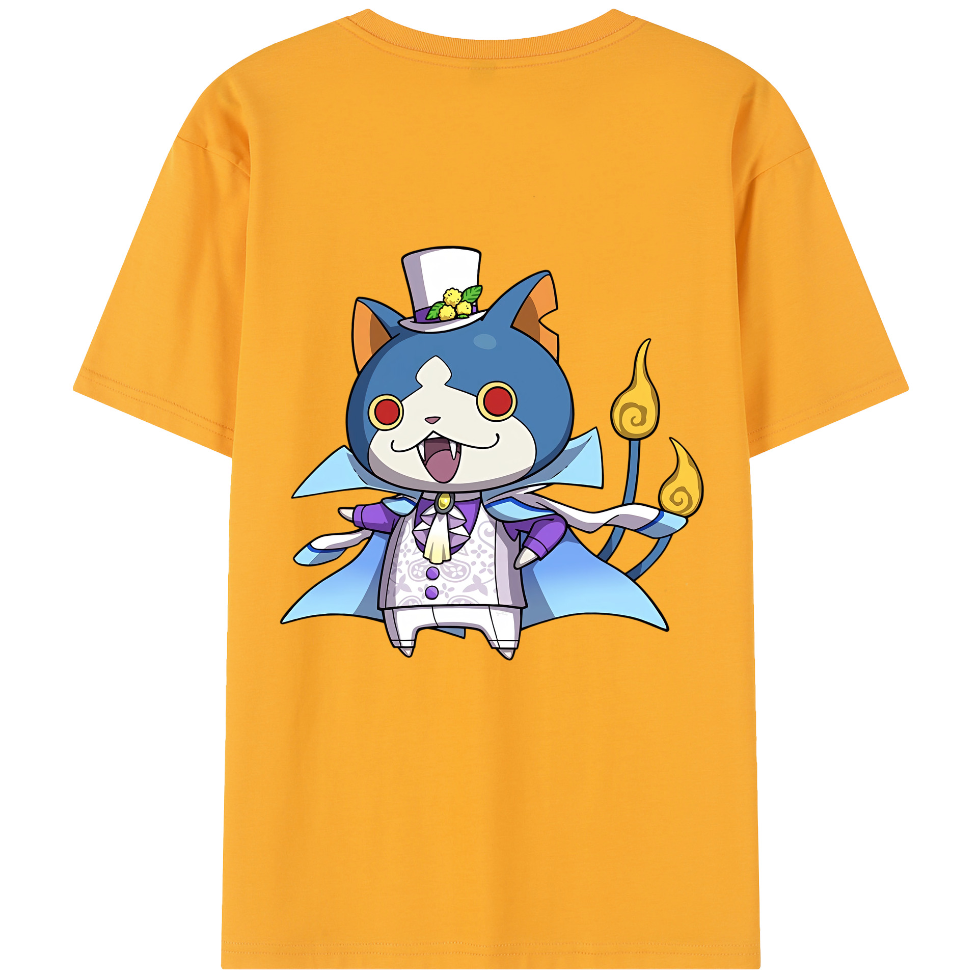 （画像用） 妖怪ウォッチ Yo-kai Watch 綿100％半袖Tシャツ（背面プリント）