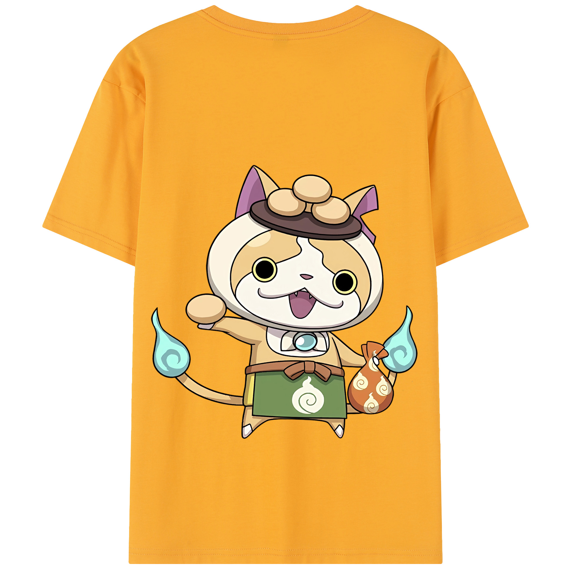 （画像用） 妖怪ウォッチ Yo-kai Watch 綿100％半袖Tシャツ（背面プリント）