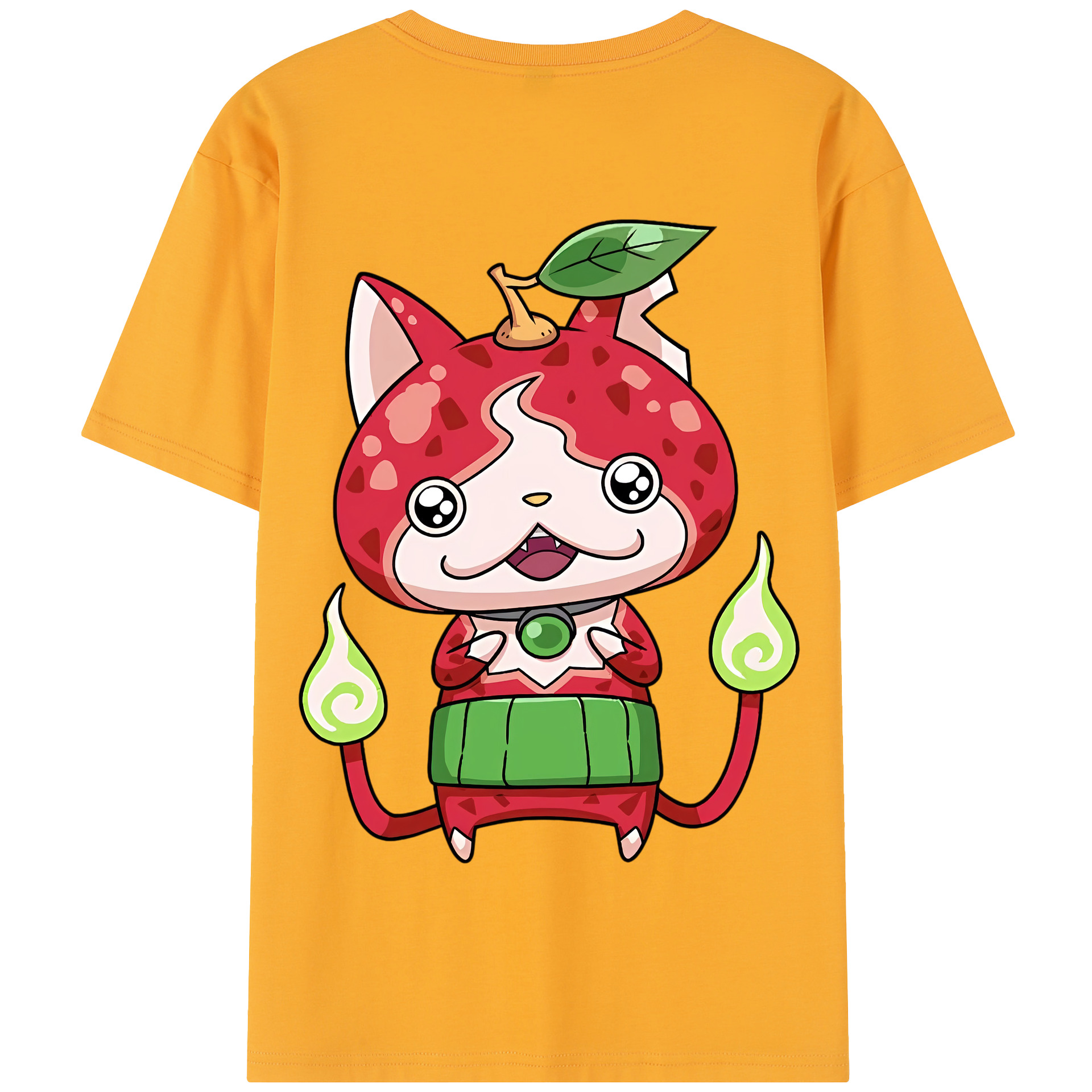 （画像用） 妖怪ウォッチ Yo-kai Watch 綿100％半袖Tシャツ（背面プリント）