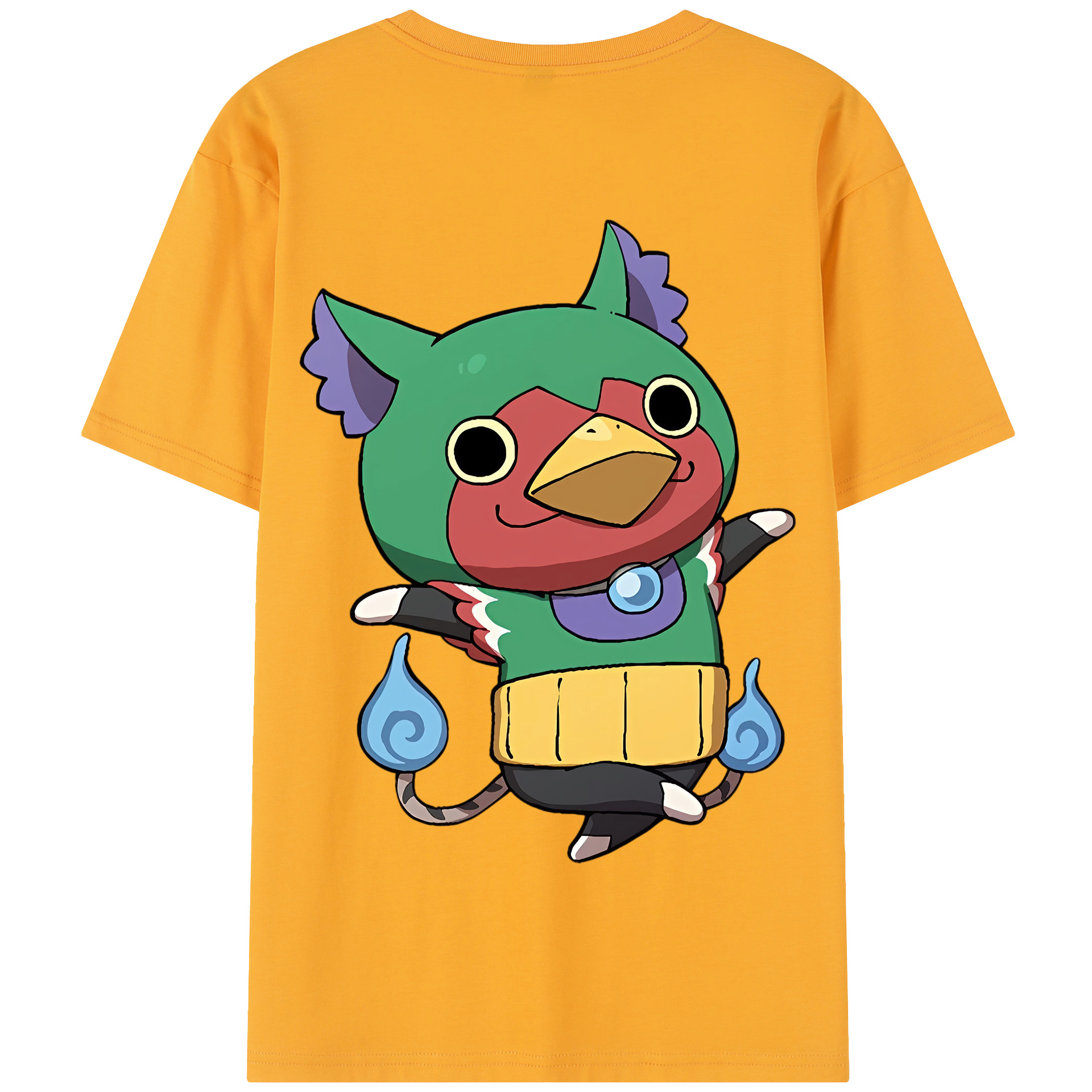 （画像用） 妖怪ウォッチ Yo-kai Watch 綿100％半袖Tシャツ（背面プリント）