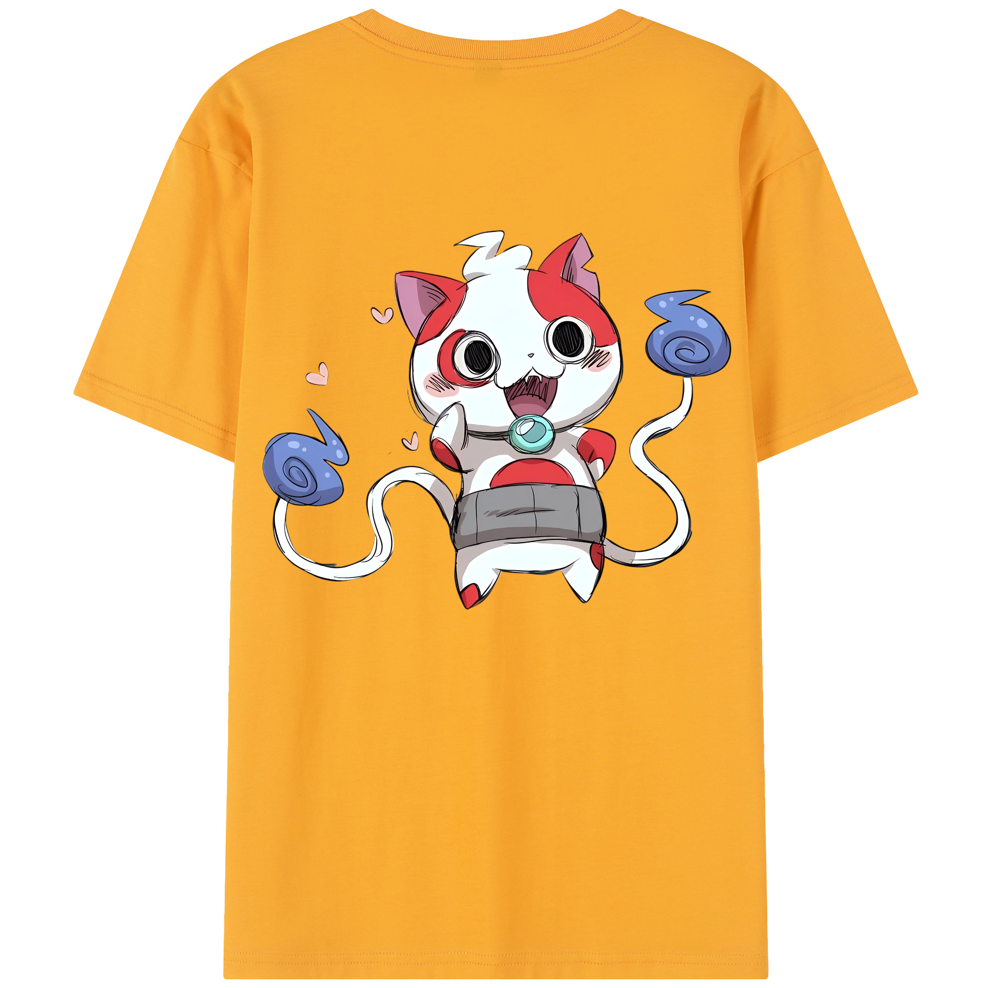 （画像用） 妖怪ウォッチ Yo-kai Watch 綿100％半袖Tシャツ（背面プリント）