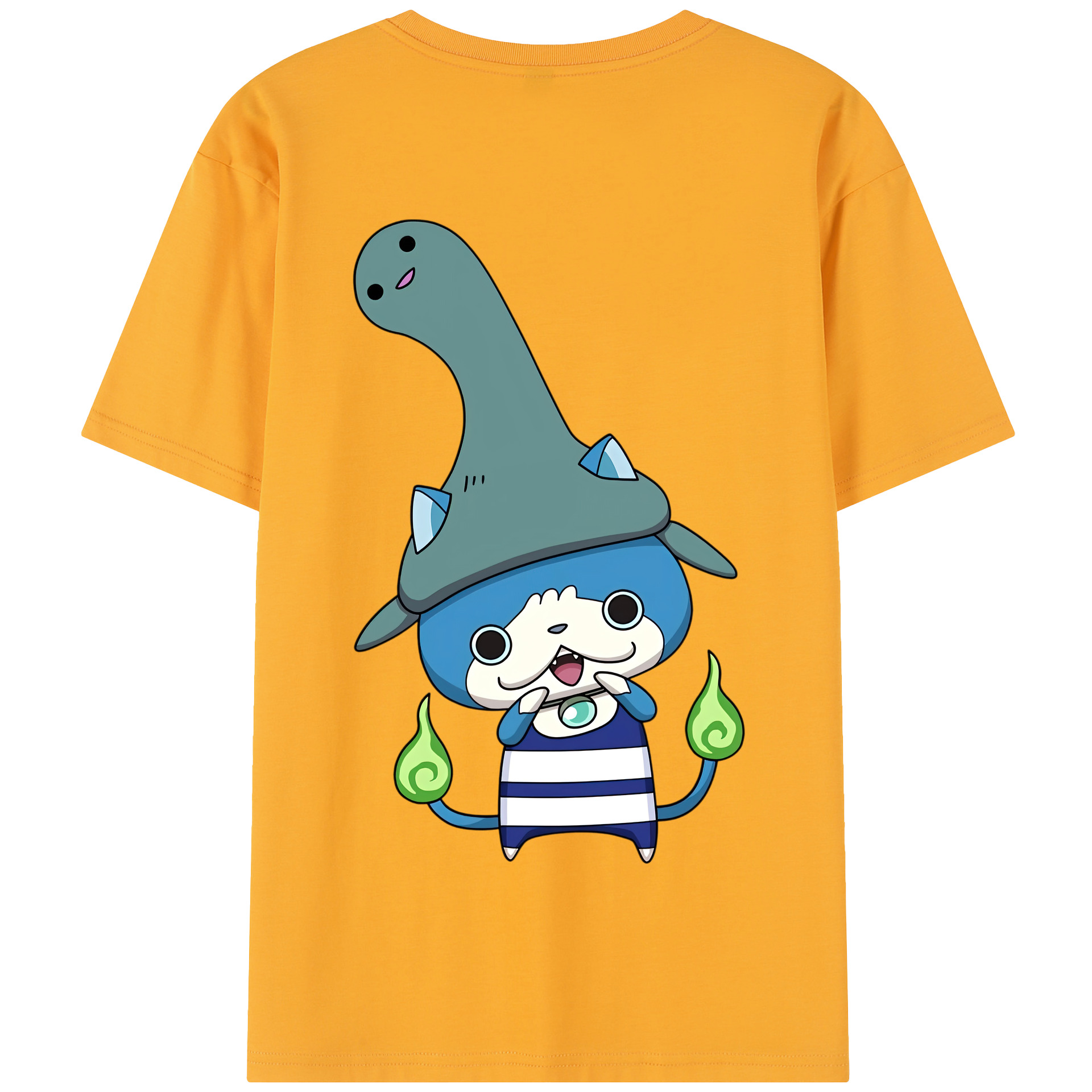 （画像用） 妖怪ウォッチ Yo-kai Watch 綿100％半袖Tシャツ（背面プリント）