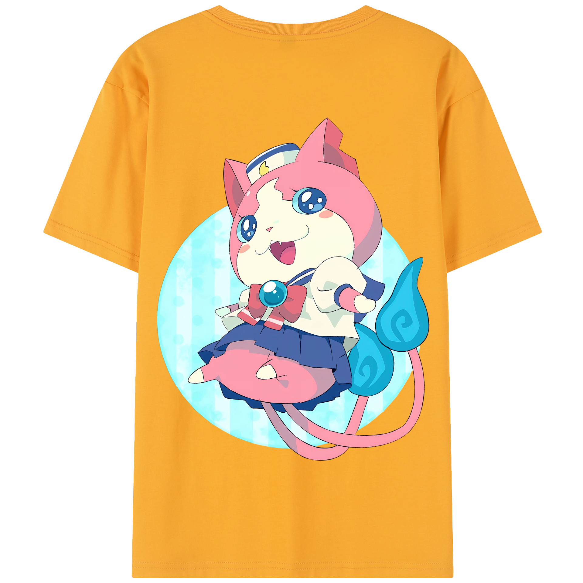 （画像用） 妖怪ウォッチ Yo-kai Watch 綿100％半袖Tシャツ（背面プリント）