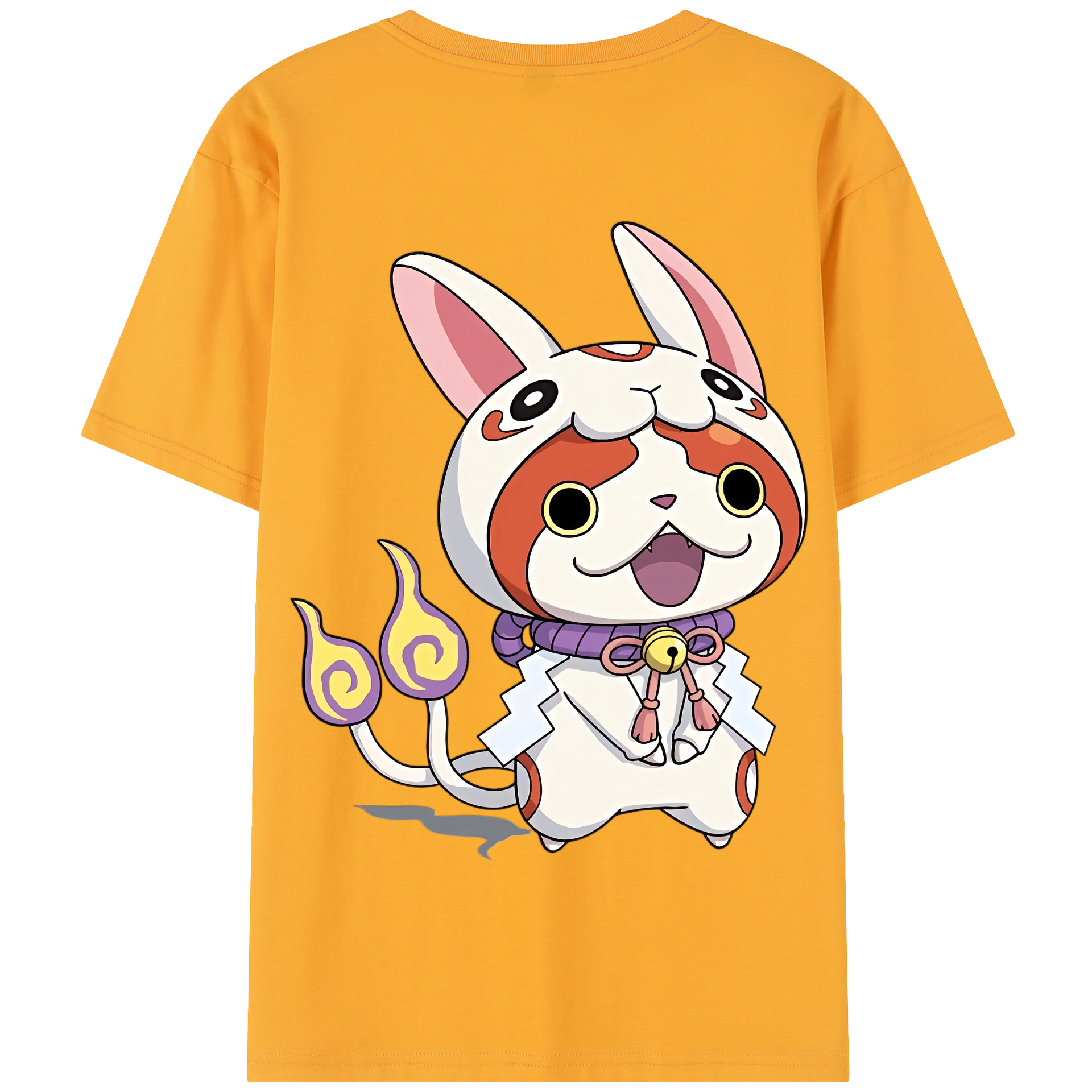 （画像用） 妖怪ウォッチ Yo-kai Watch 綿100％半袖Tシャツ（背面プリント）