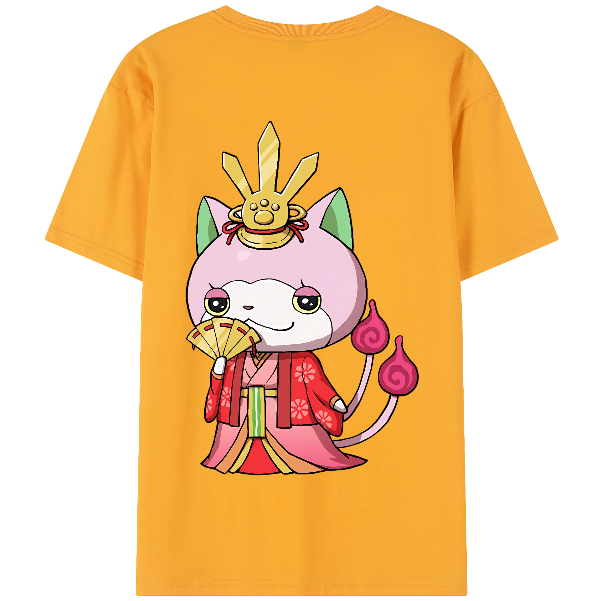 （画像用） 妖怪ウォッチ Yo-kai Watch 綿100％半袖Tシャツ（背面プリント）