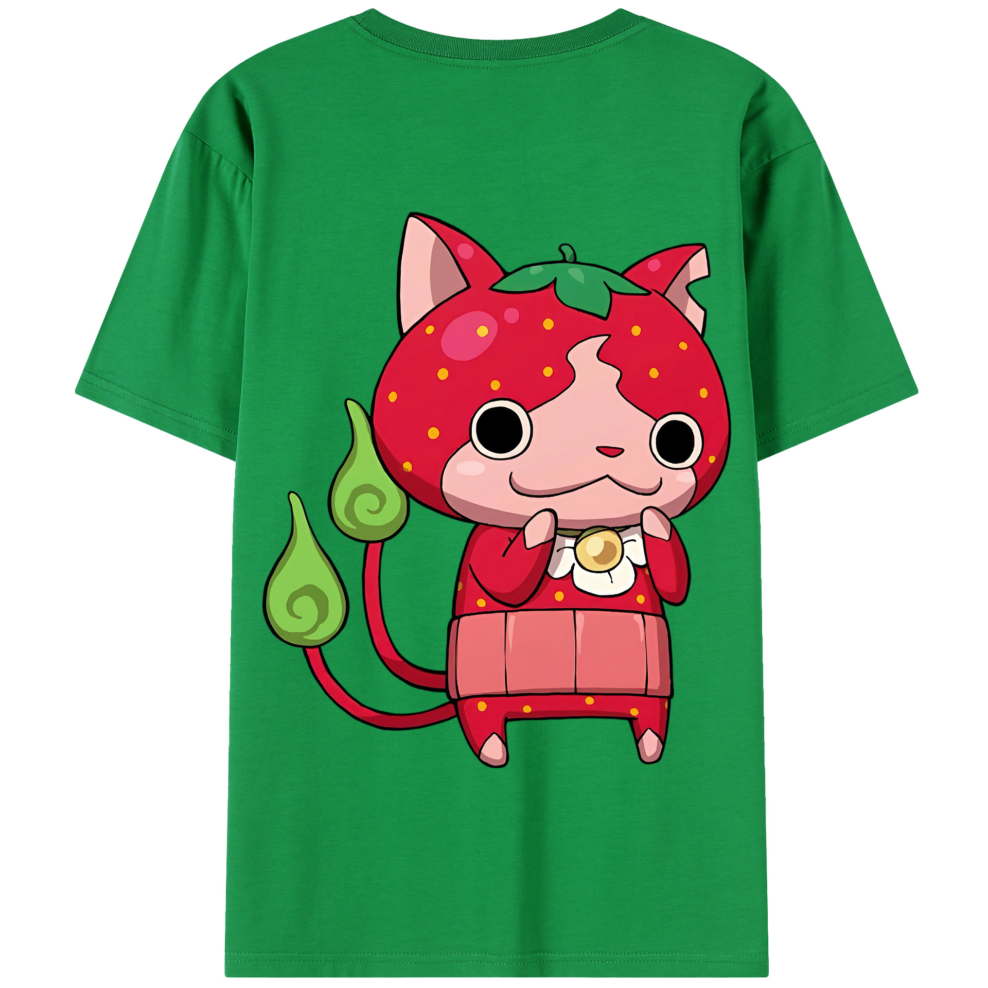 （画像用） 妖怪ウォッチ Yo-kai Watch 綿100％半袖Tシャツ（背面プリント）