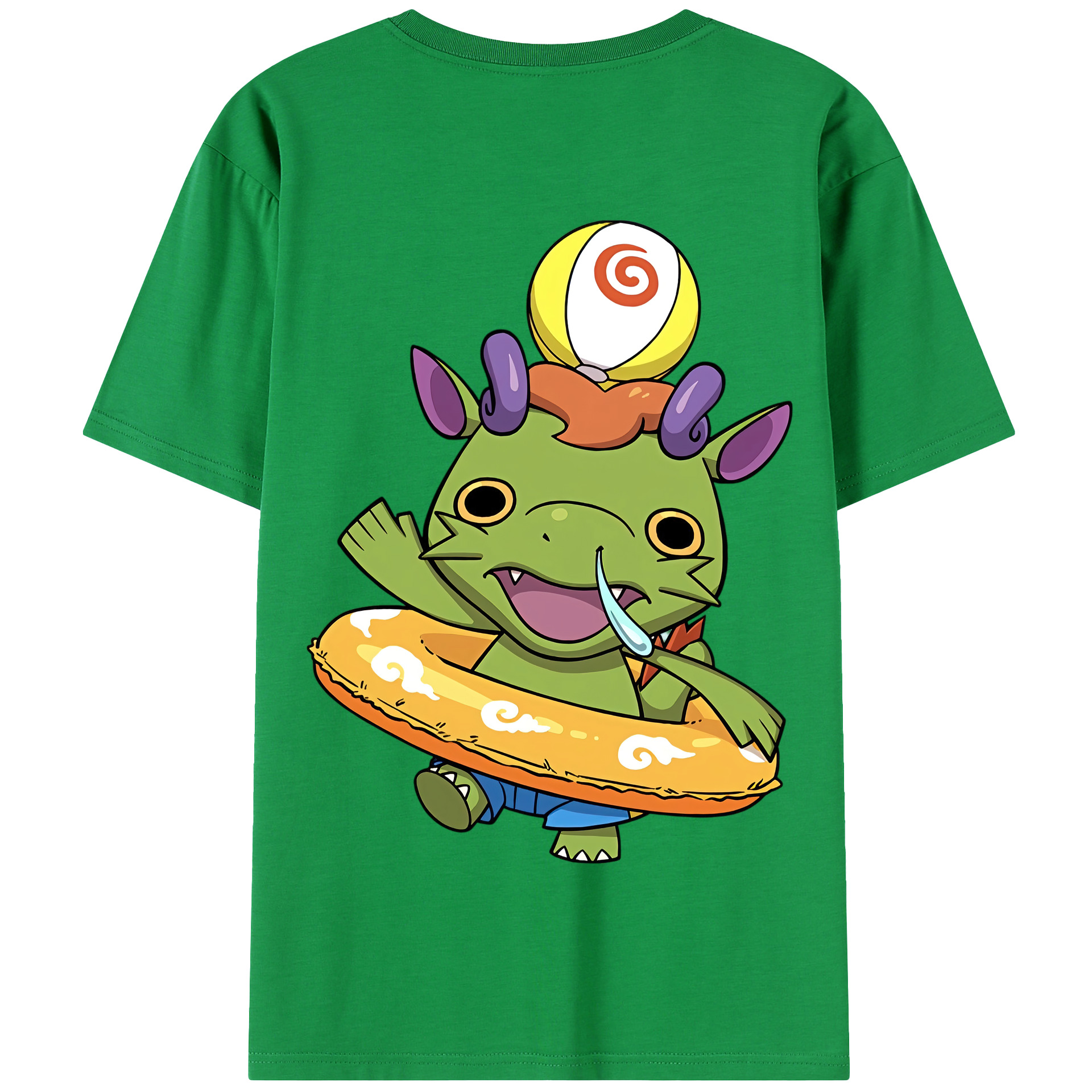 （画像用） 妖怪ウォッチ Yo-kai Watch 綿100％半袖Tシャツ（背面プリント）