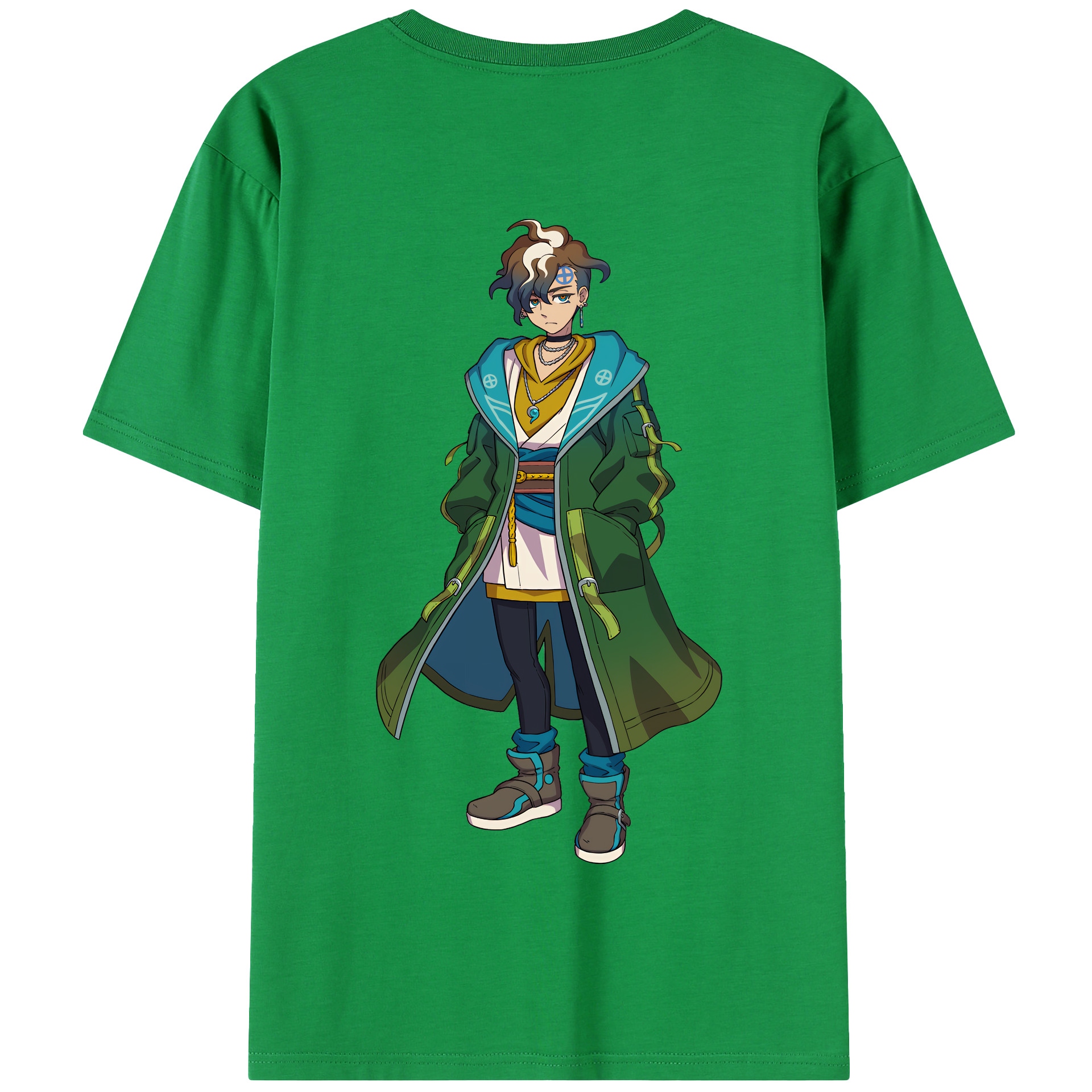 （画像用） 妖怪ウォッチ Yo-kai Watch 綿100％半袖Tシャツ（背面プリント）