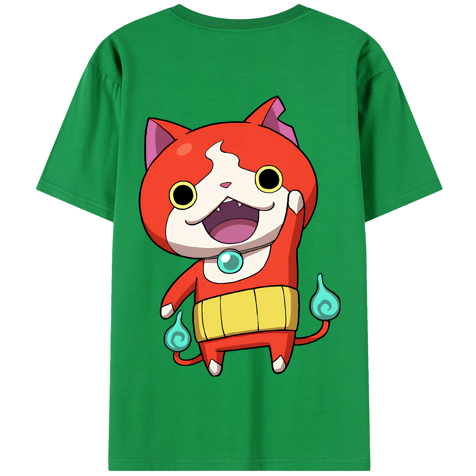 （画像用） 妖怪ウォッチ Yo-kai Watch 綿100％半袖Tシャツ（背面プリント）