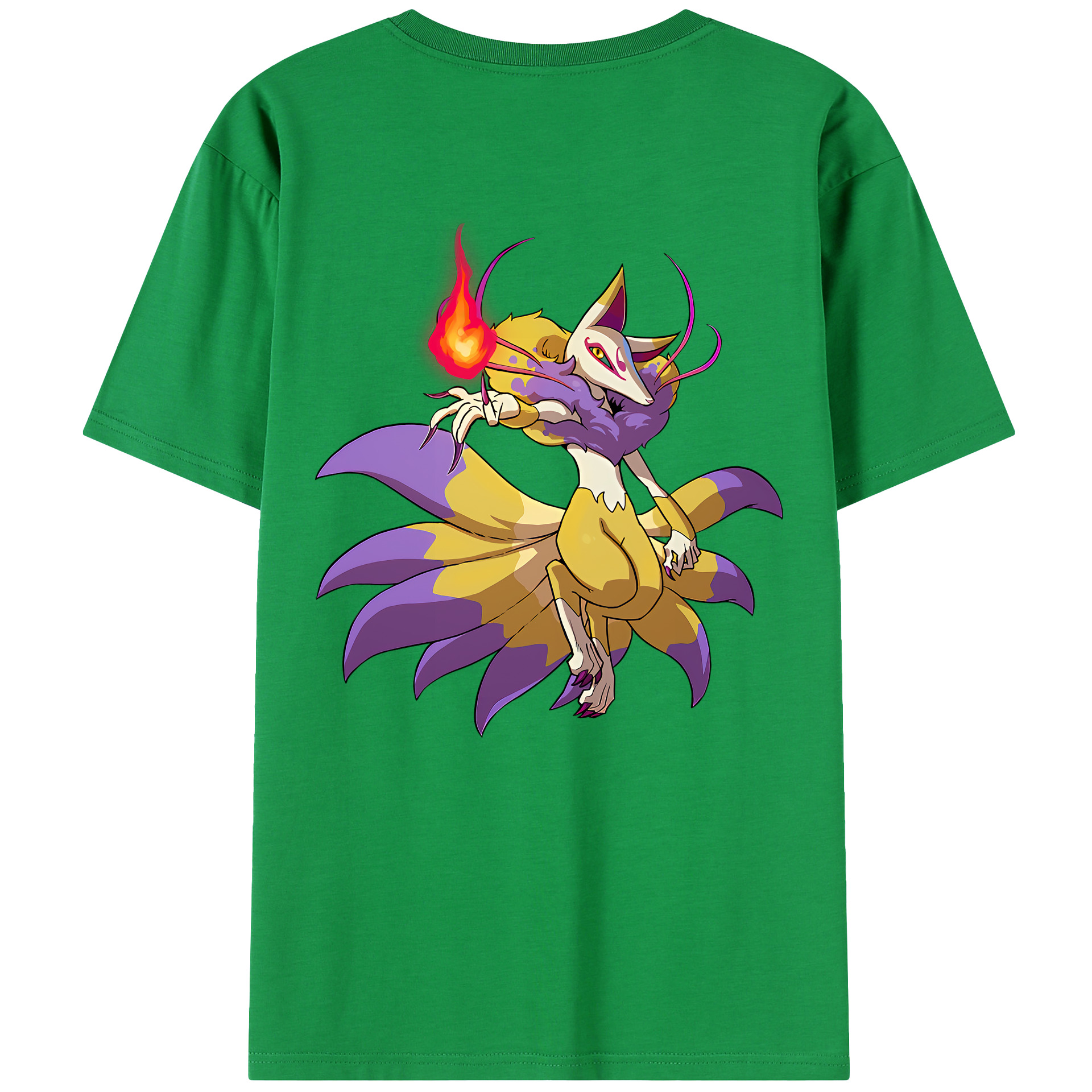 （画像用） 妖怪ウォッチ Yo-kai Watch 綿100％半袖Tシャツ（背面プリント）
