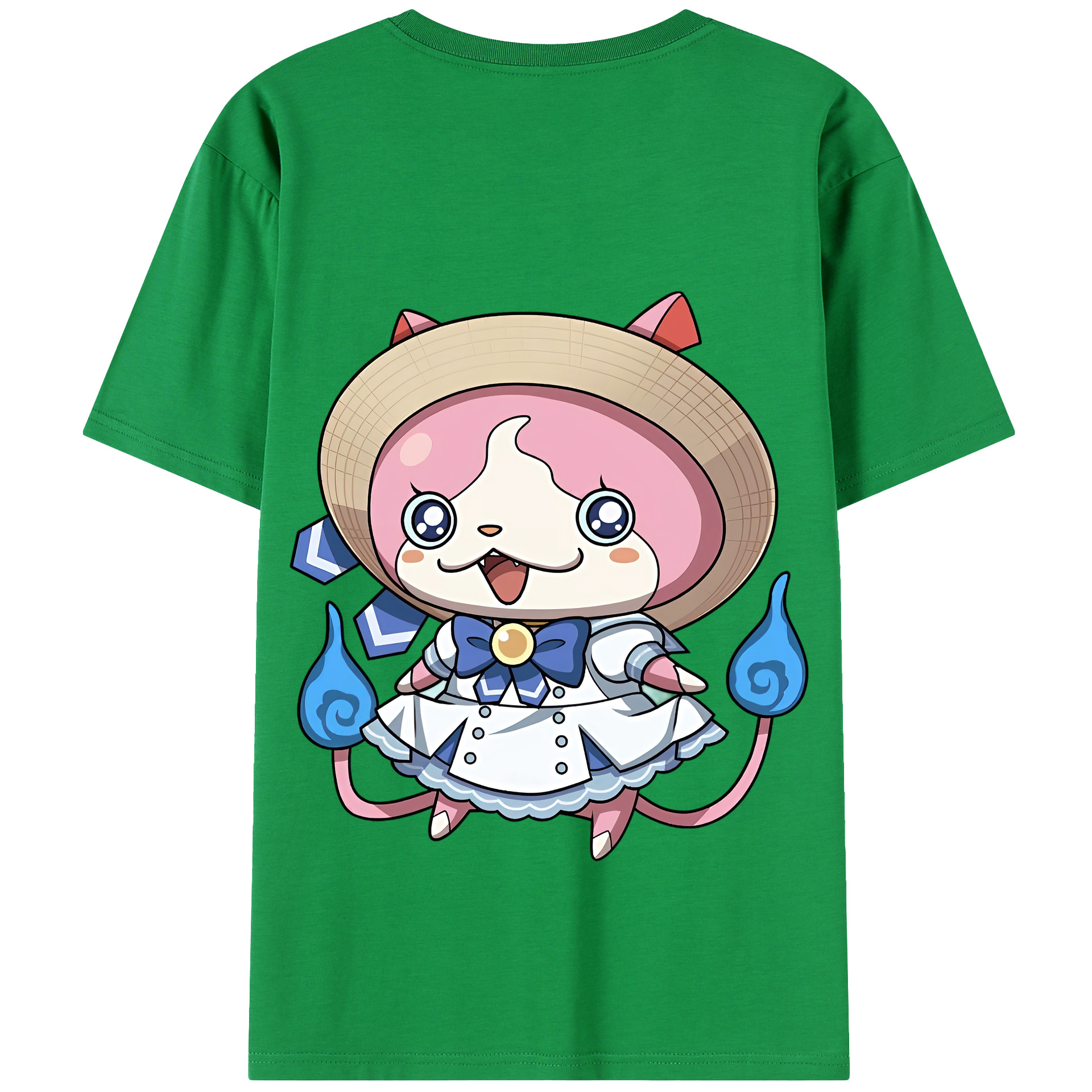 （画像用） 妖怪ウォッチ Yo-kai Watch 綿100％半袖Tシャツ（背面プリント）
