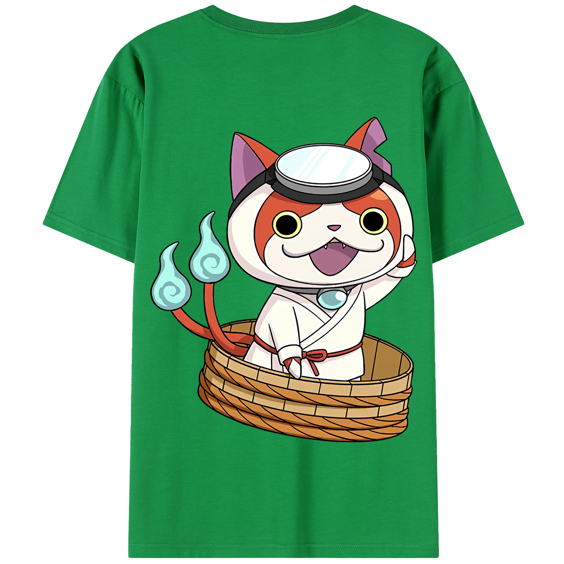 （画像用） 妖怪ウォッチ Yo-kai Watch 綿100％半袖Tシャツ（背面プリント）
