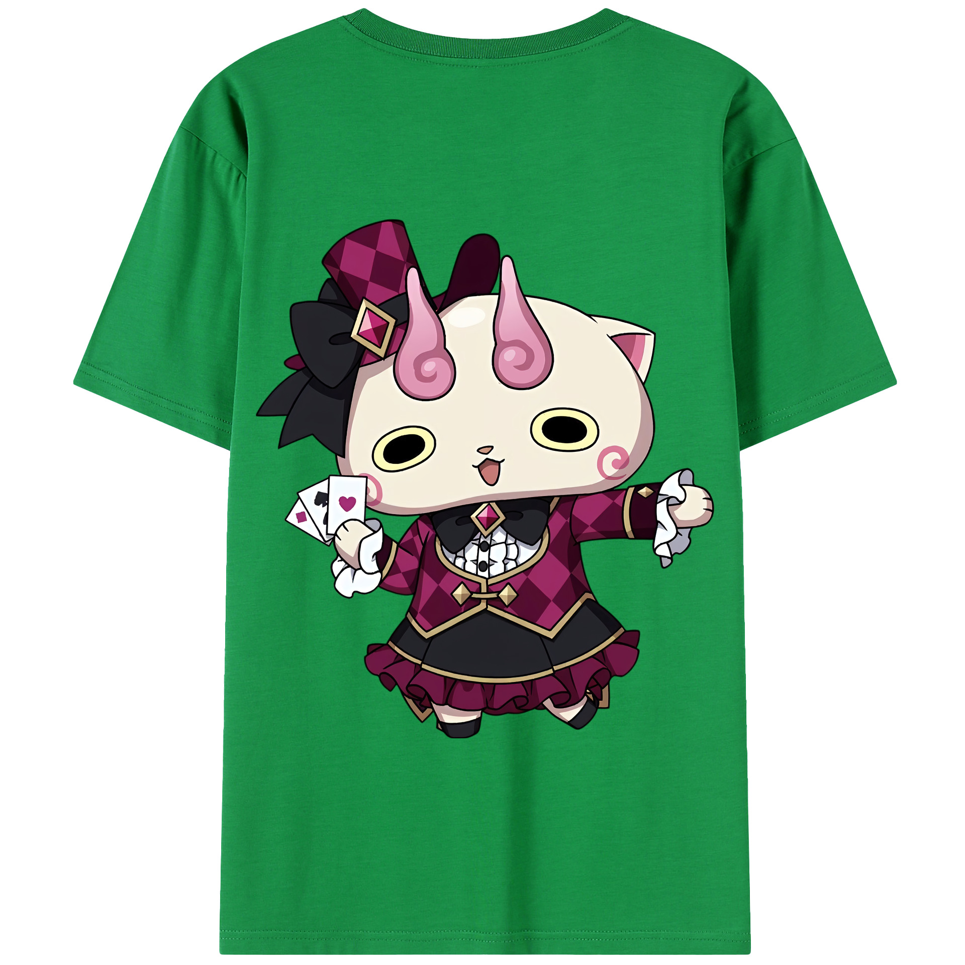 （画像用） 妖怪ウォッチ Yo-kai Watch 綿100％半袖Tシャツ（背面プリント）