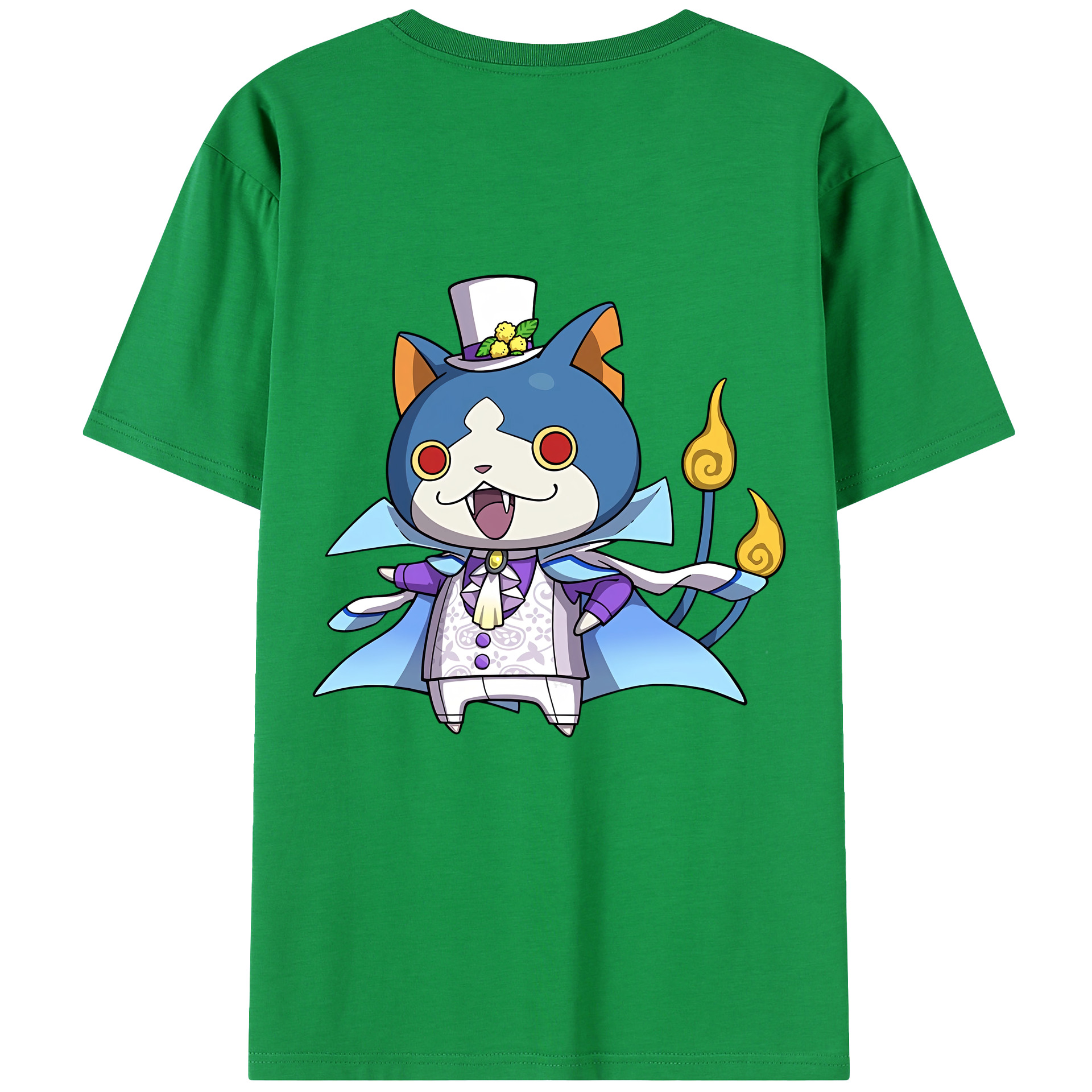 （画像用） 妖怪ウォッチ Yo-kai Watch 綿100％半袖Tシャツ（背面プリント）
